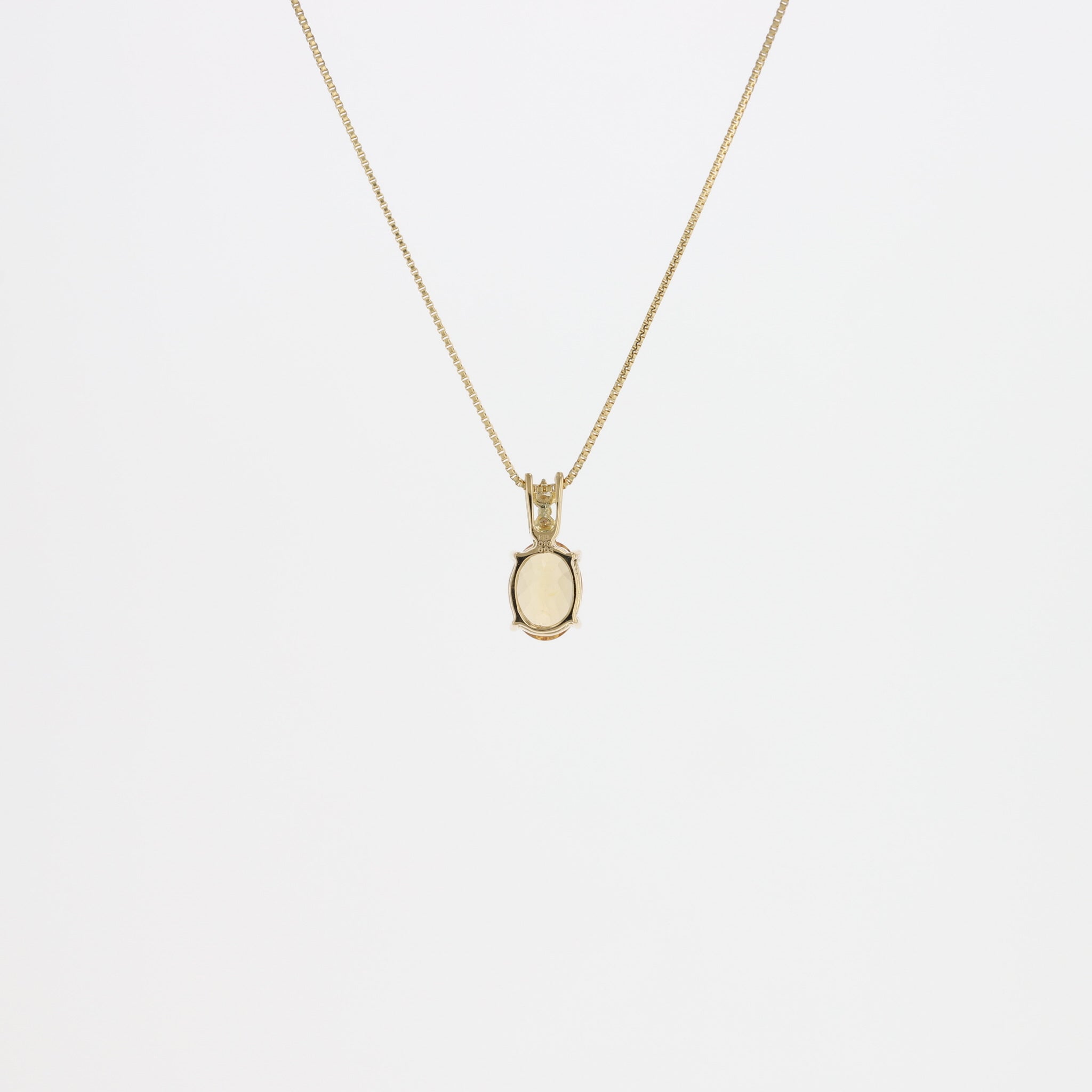 ガーネット/ダイヤモンド K18ネックレス(1月誕生石)《25N00305》