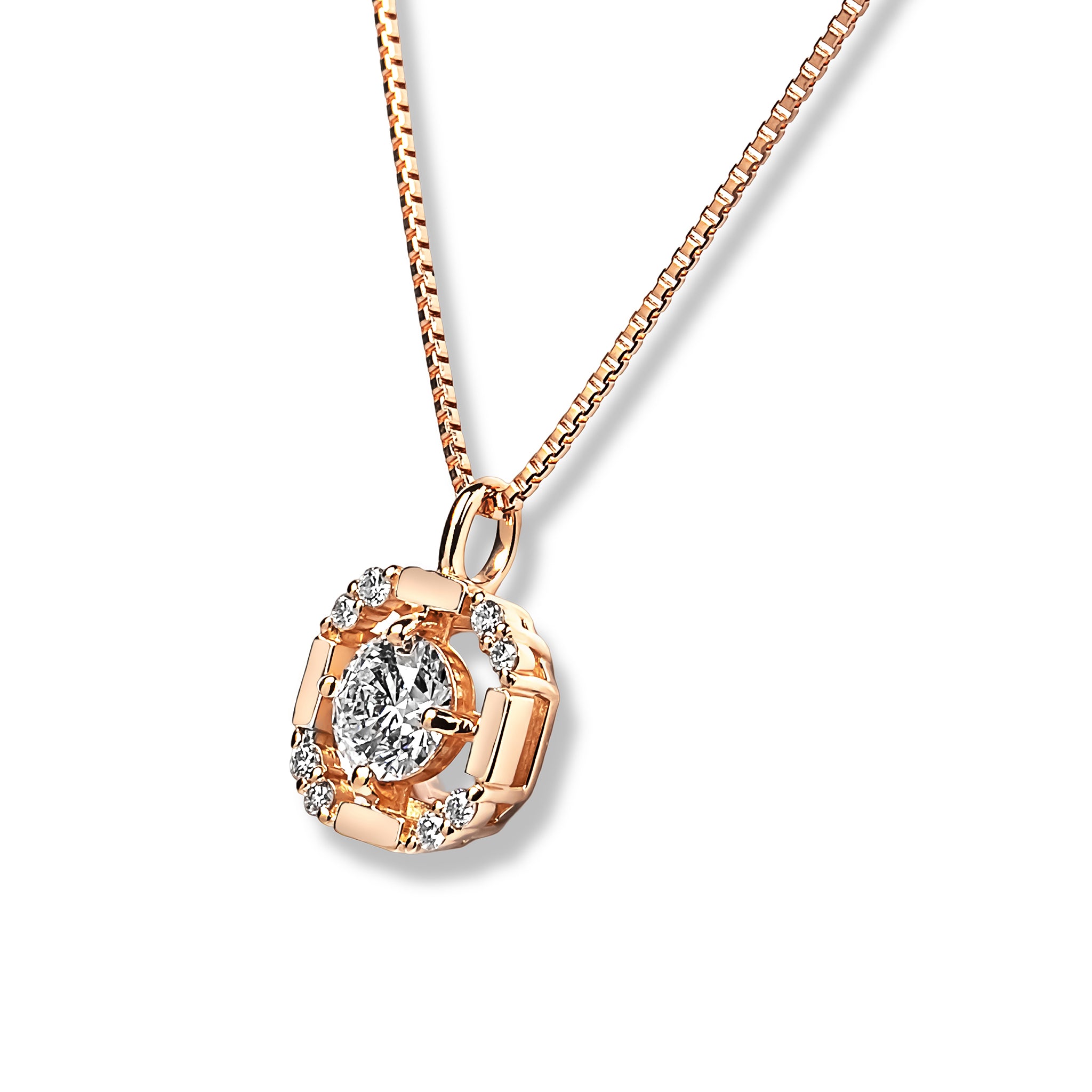 ダイヤモンド K18ネックレス(0.2カラット/Dカラー/SIクラス/EX/4月誕生石/グレーディングレポート付)《25N00406》