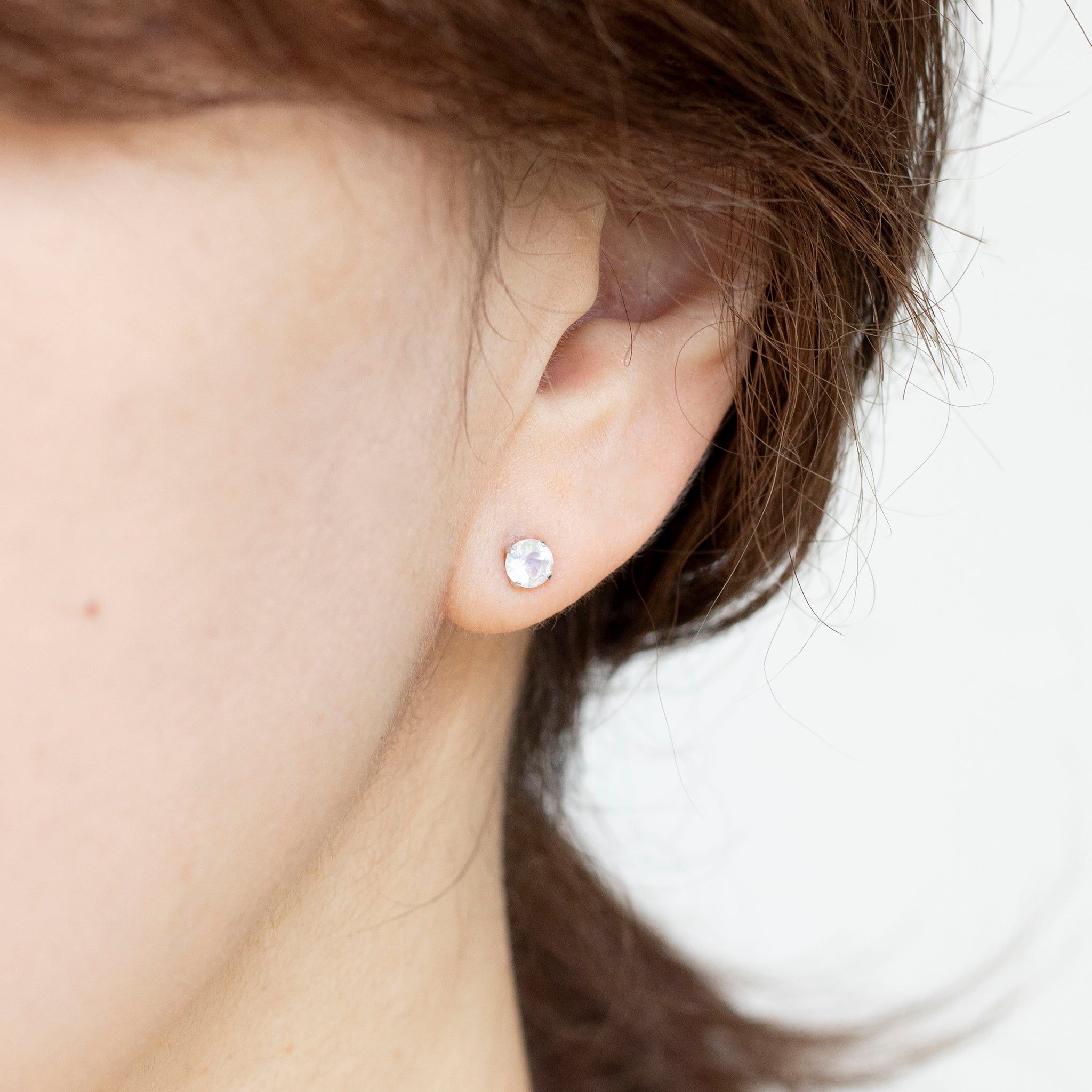 アンデシンラブラドライト プラチナピアス《25N00705》