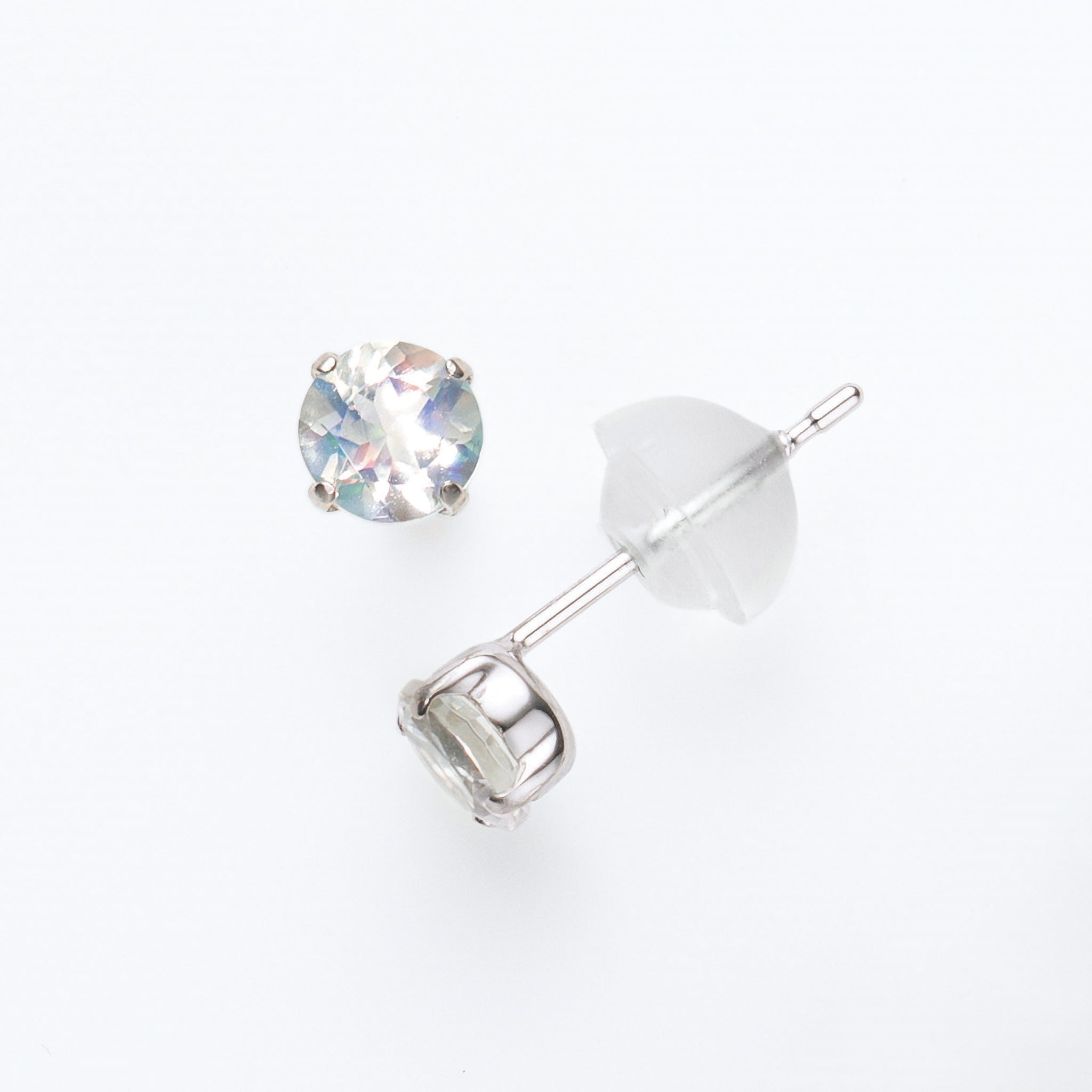 アンデシンラブラドライト プラチナピアス《25N00705》