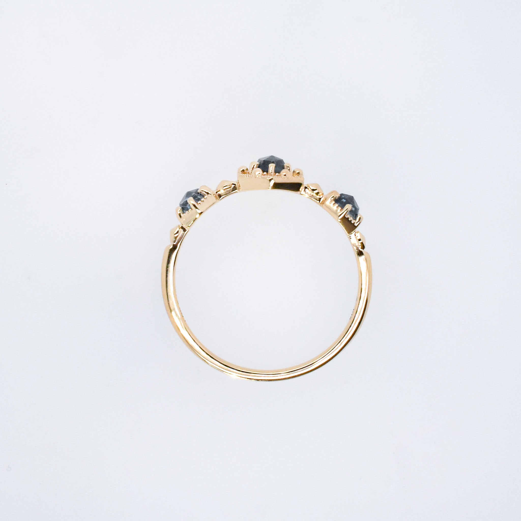 ブルートパーズ K18リング(11月誕生石)《25N00810》