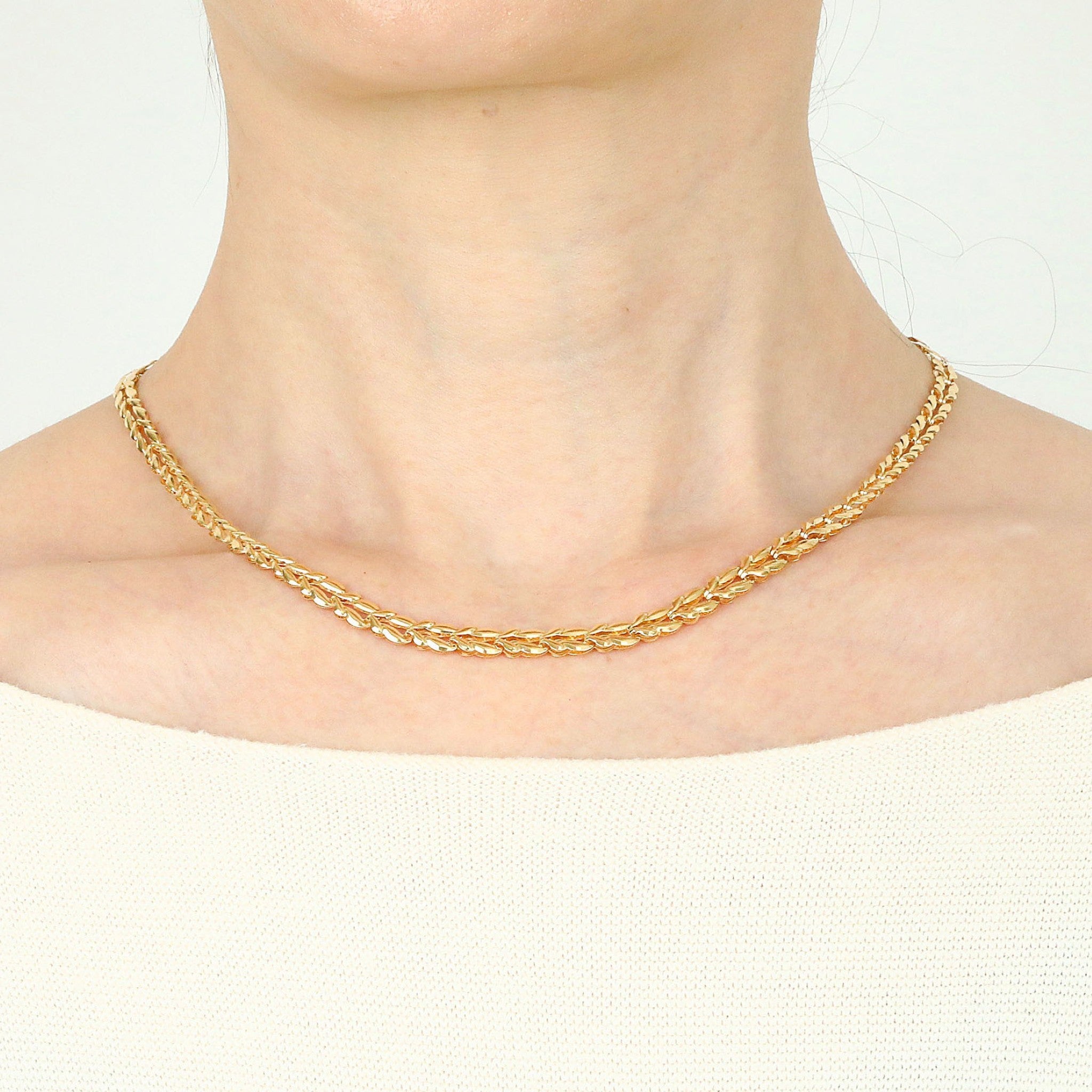 K18ネックレス(リバーシブル)《25N01107》