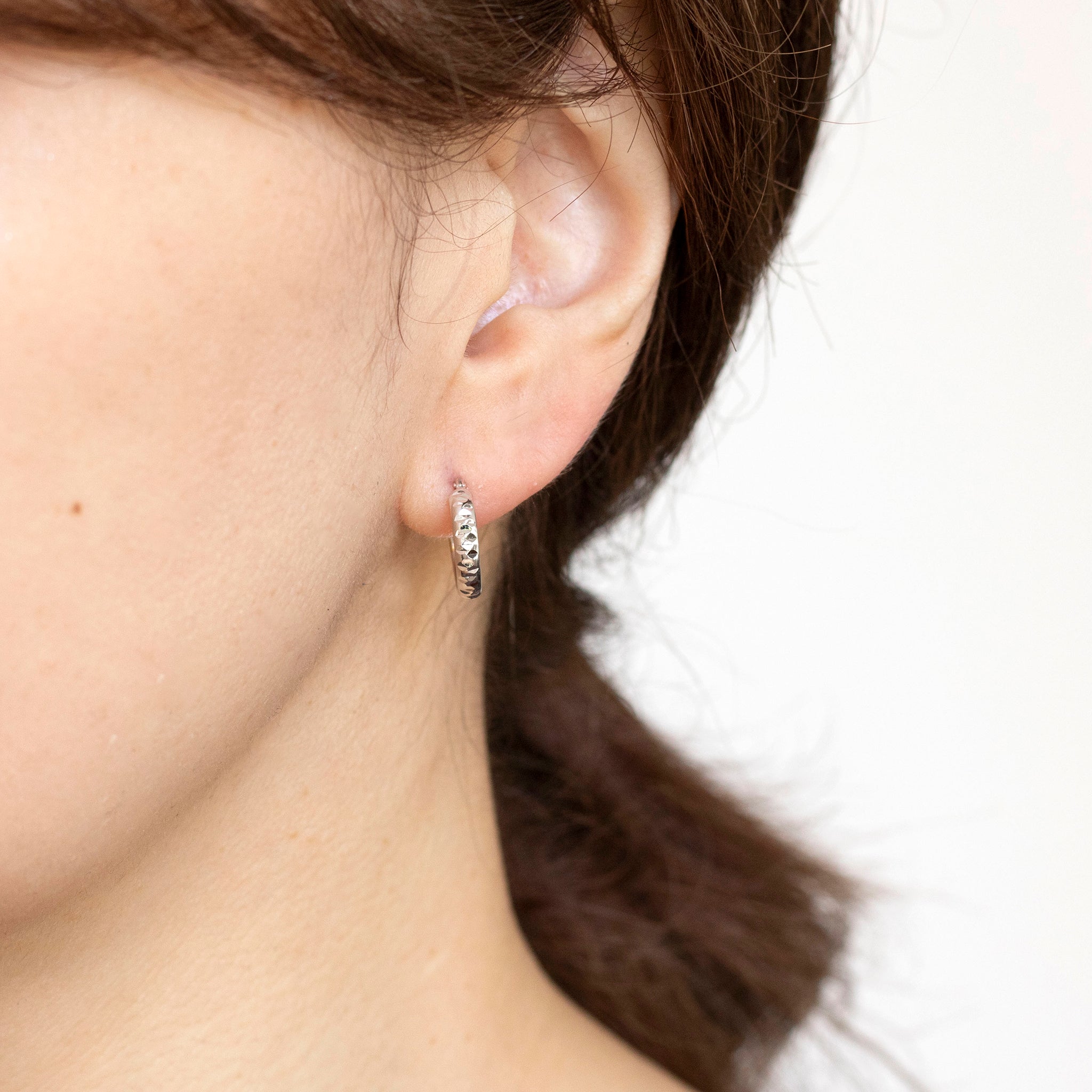 K18ピアス(イタリア製/フープ)《25N01204》