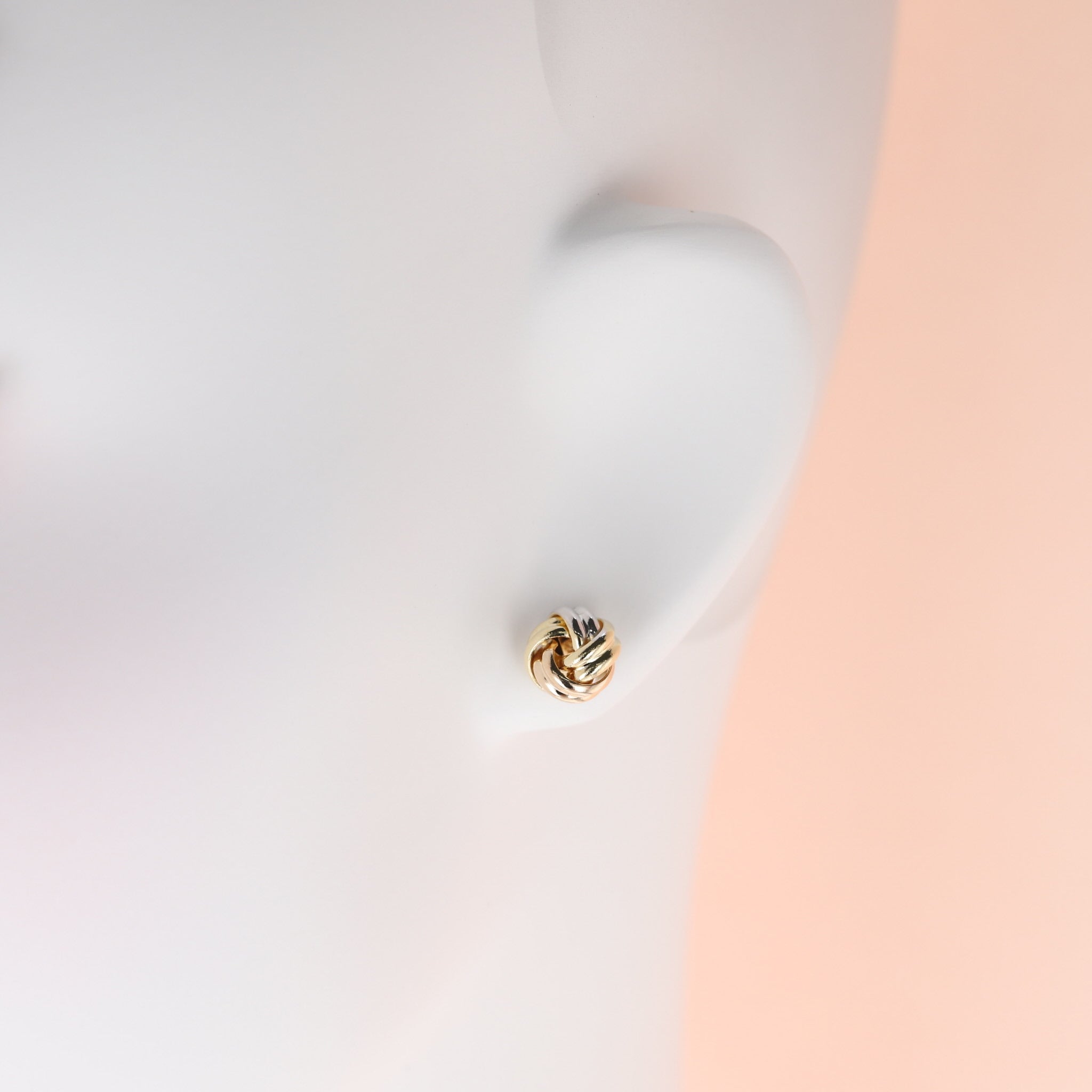 K18ピアス(スリーカラー/イタリア製)《25N01205》