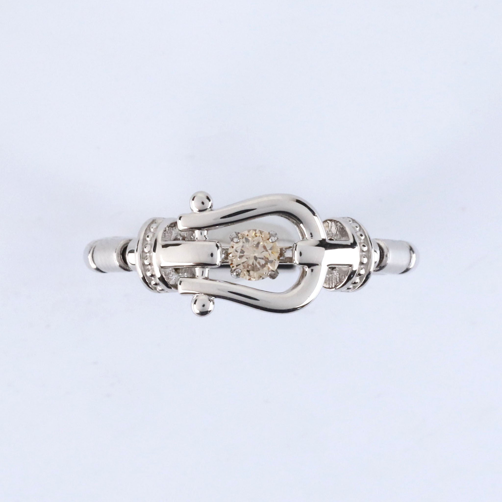 ダイヤモンド プラチナリング(ダンシングストーン/4月誕生石)《25N01301》