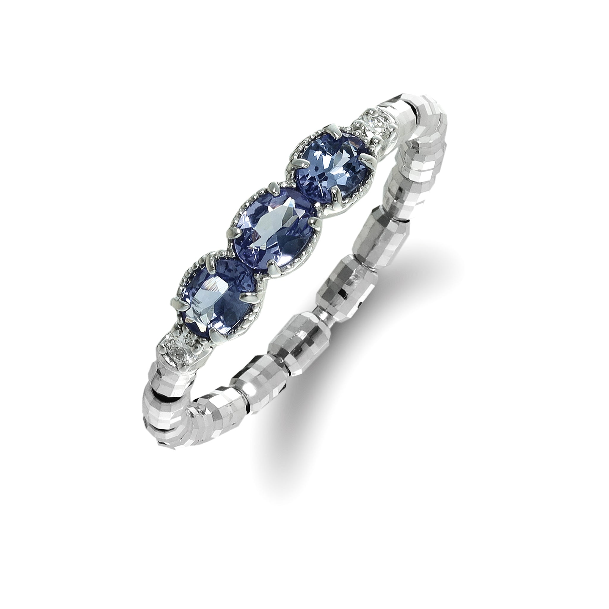 タンザナイト プラチナリング(フリーサイズ/12月誕生石)《25N01302》