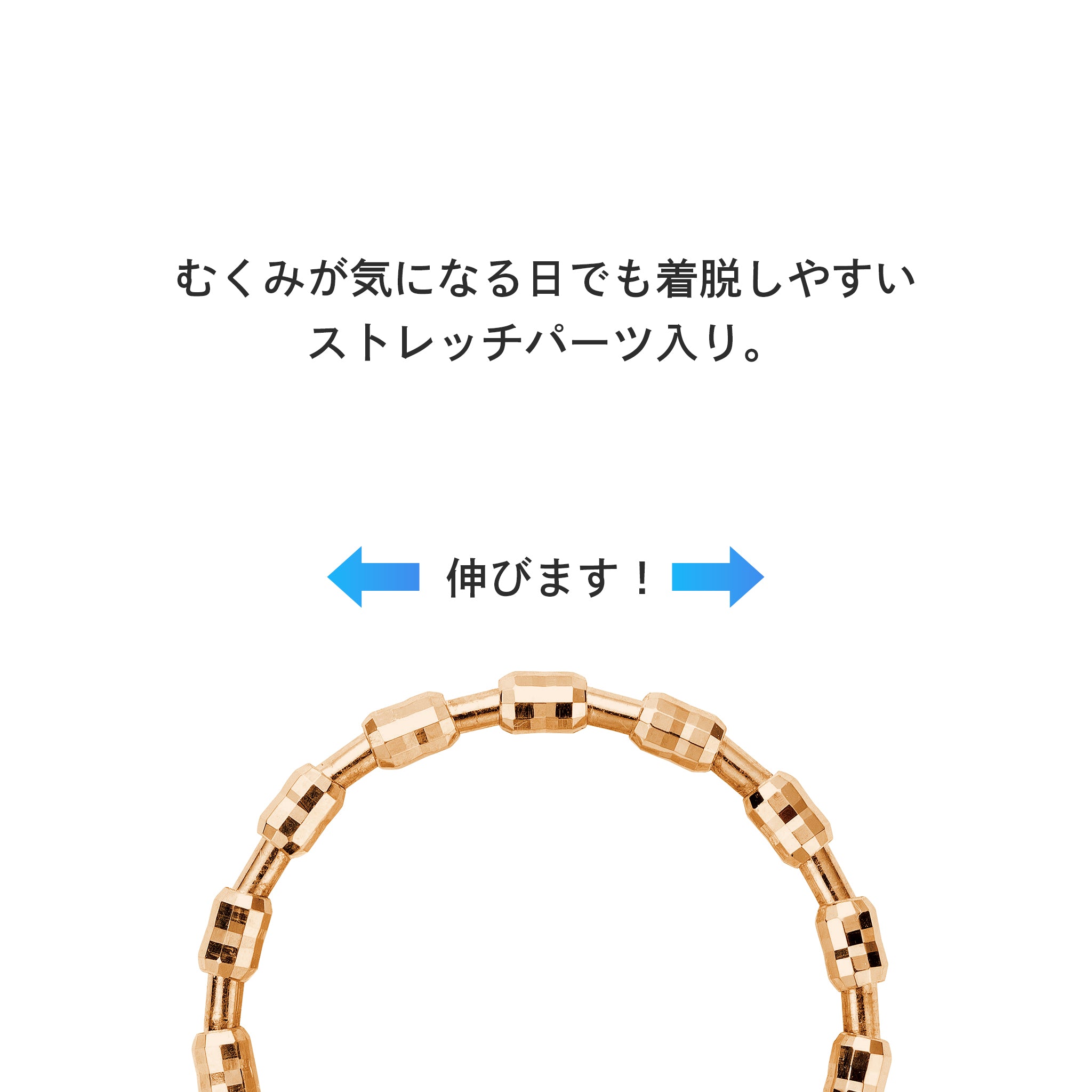 ダイヤモンド K18リング(フリーサイズ/4月誕生石)《25N01303》