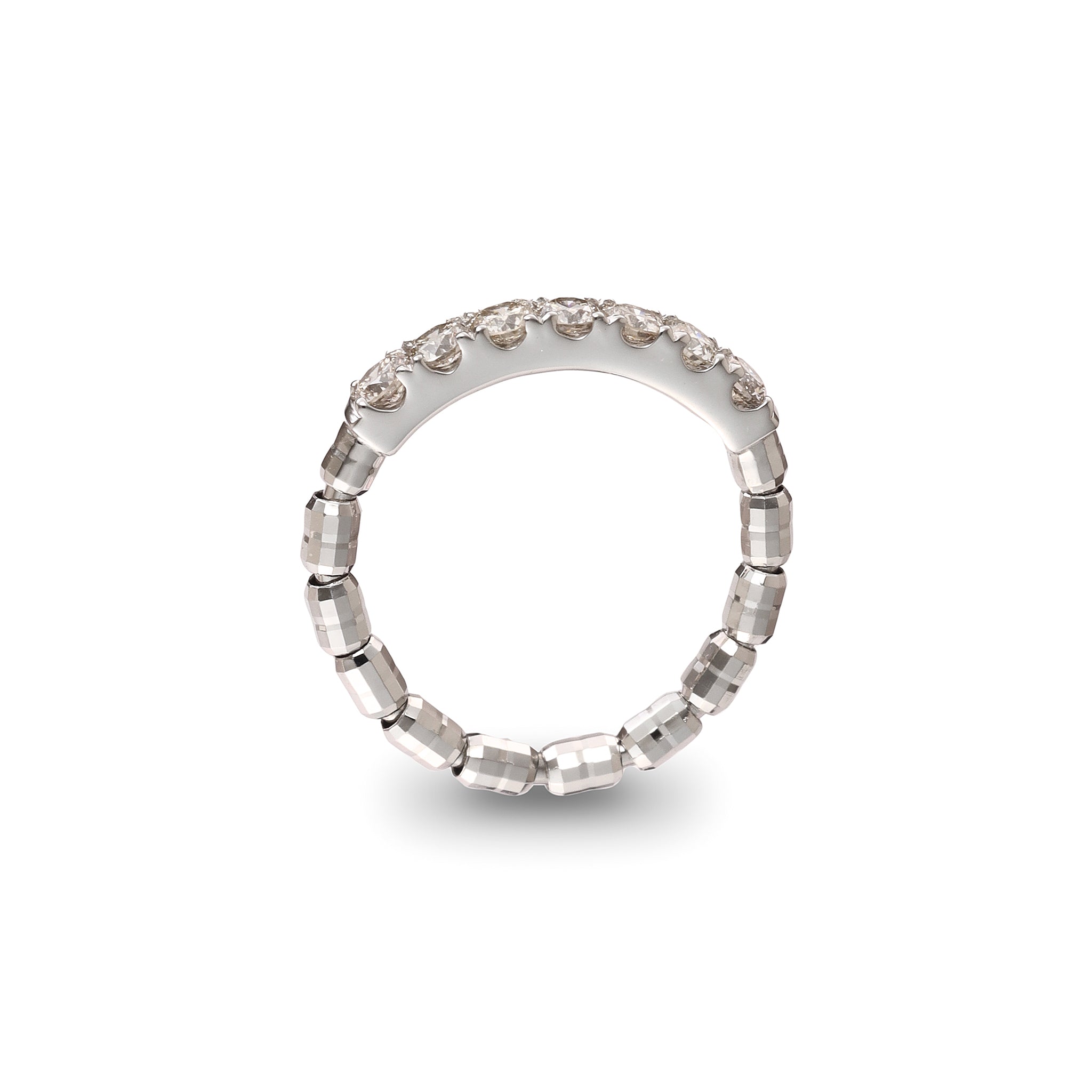 ダイヤモンド プラチナリング(フリーサイズ/4月誕生石)《25N01304》