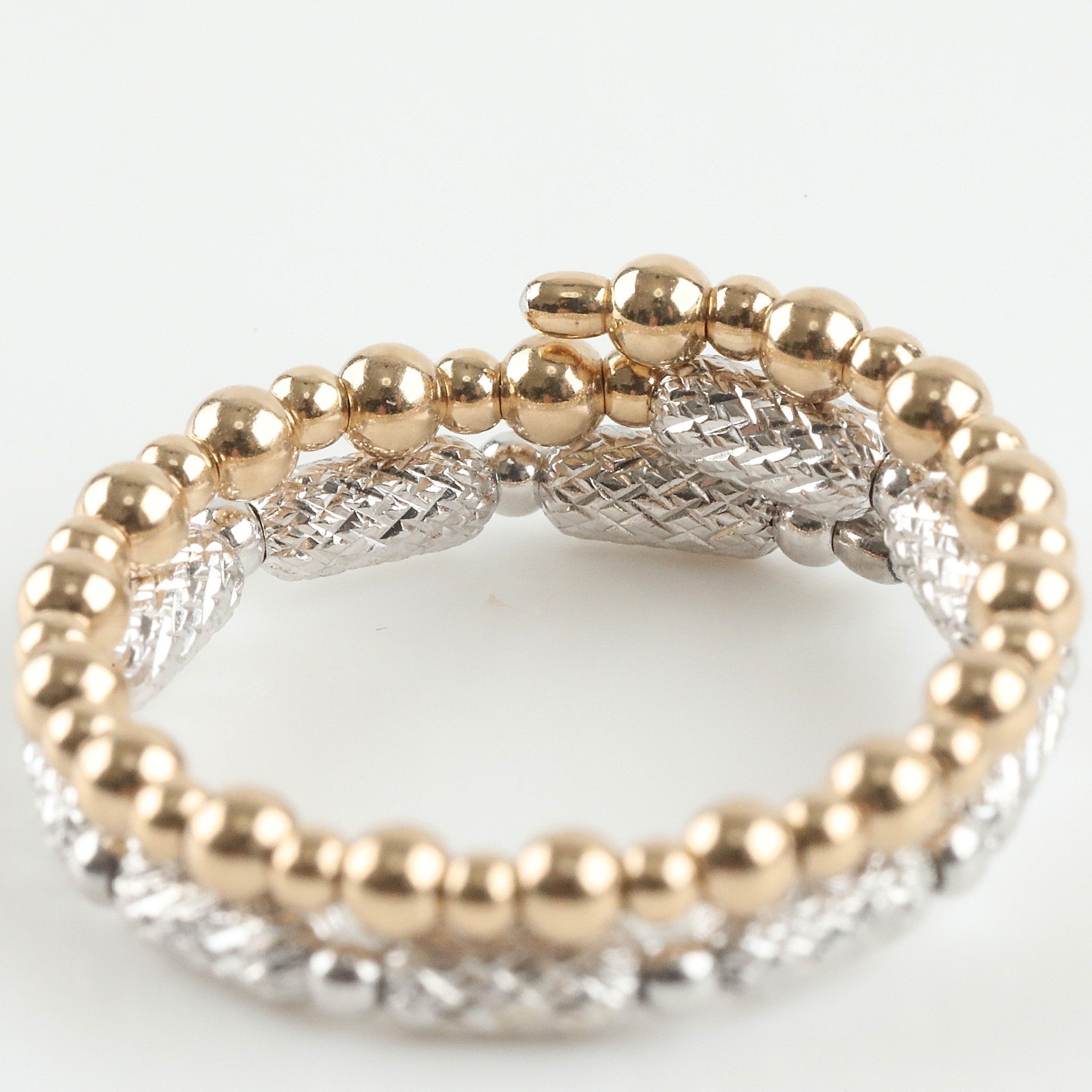 K18/リング(コンビカラー/フリーサイズ)《25N01308》