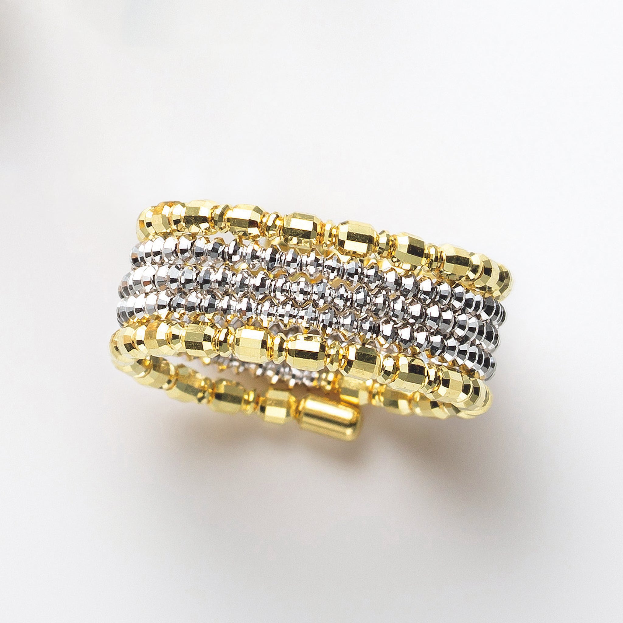 プラチナ/K18リング(形状記憶/フリーサイズ)《25N01309》