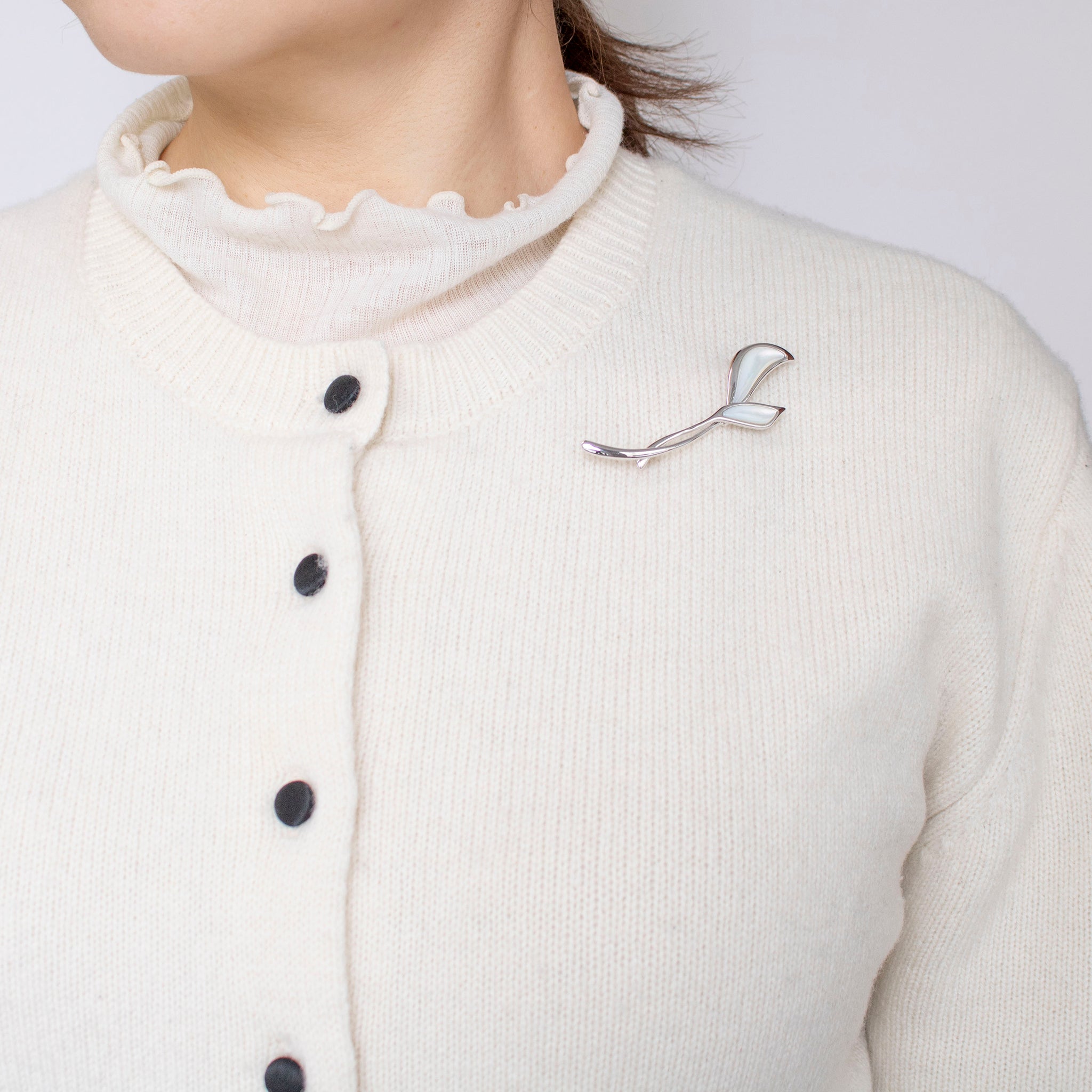 シェル シルバーブローチ《25N01709》