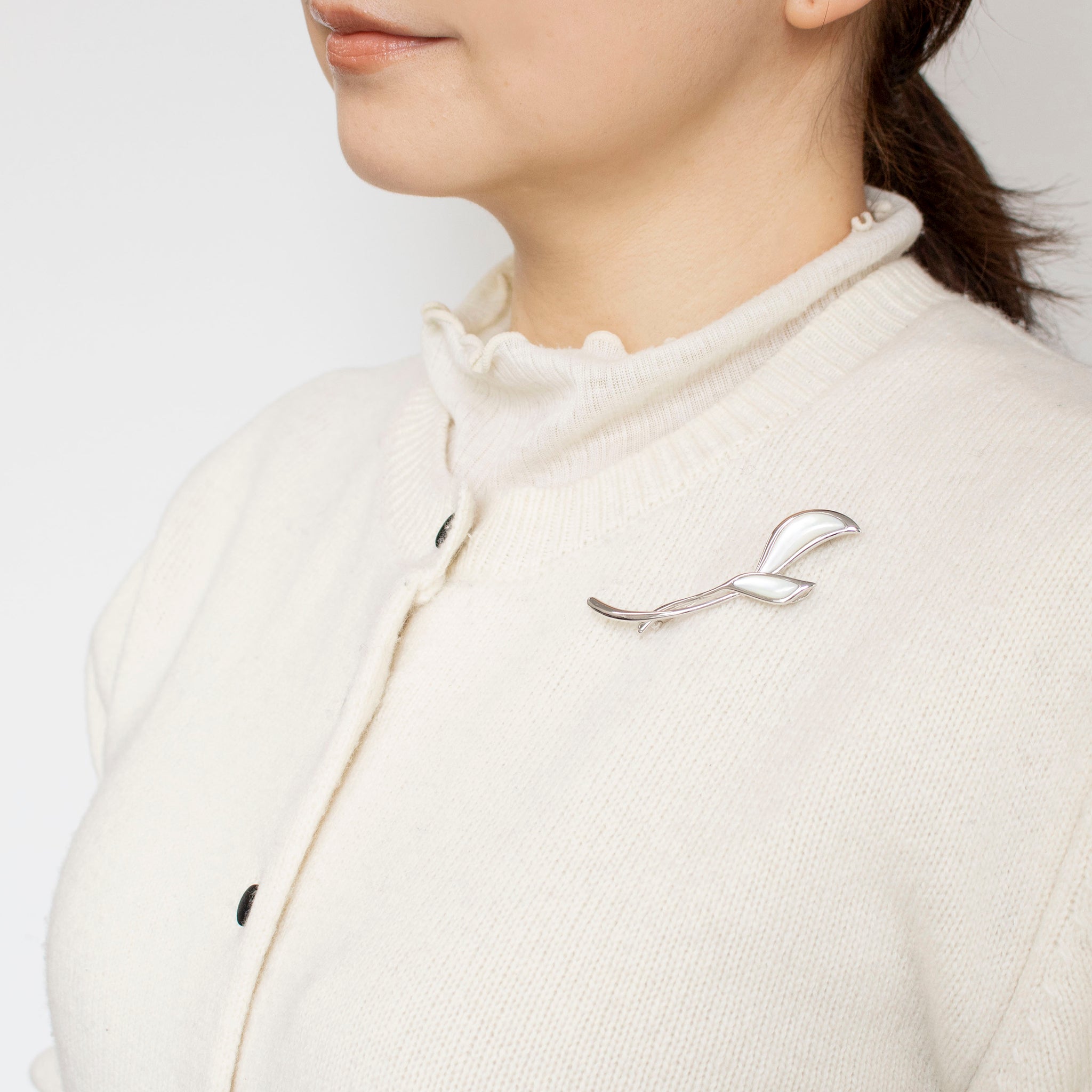 シェル シルバーブローチ《25N01709》