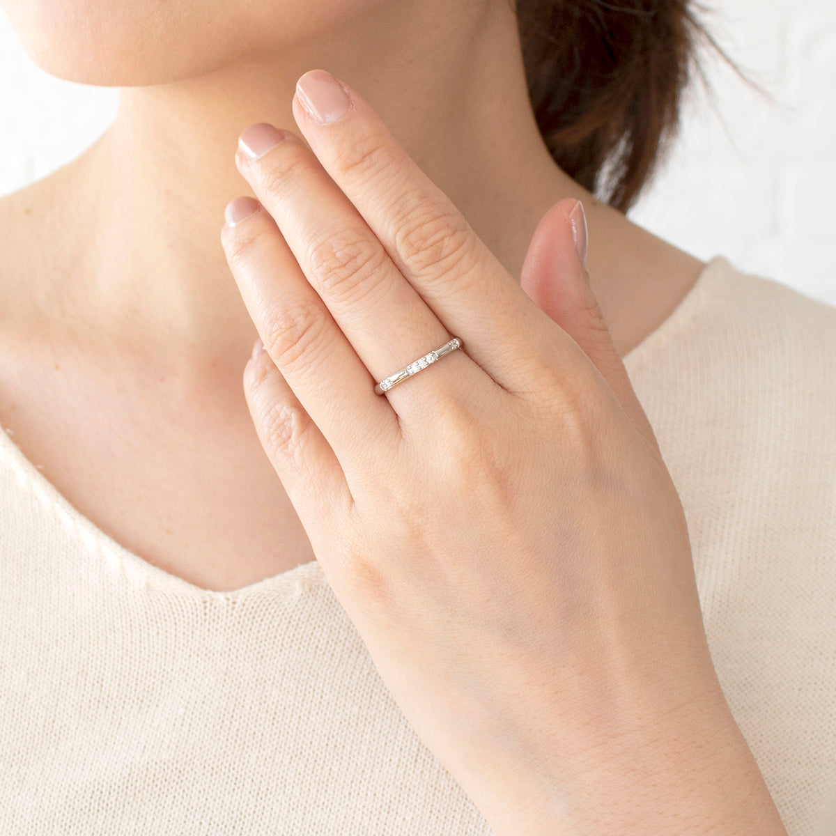 ダイヤモンド プラチナリング《25N01805》