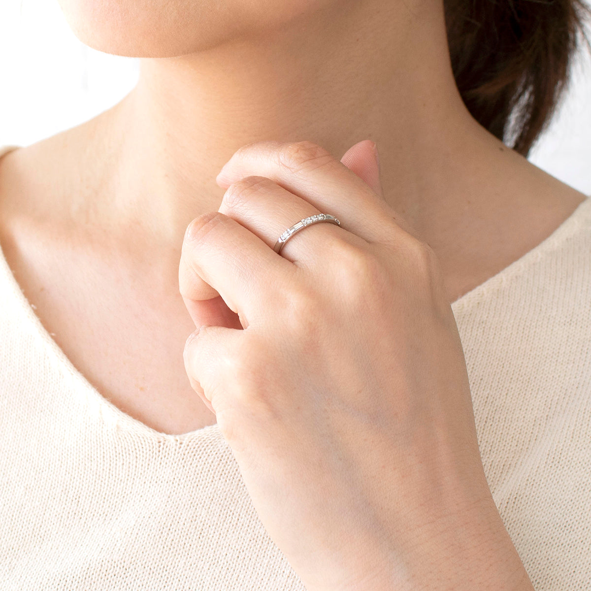 ダイヤモンド プラチナリング《25N01805》