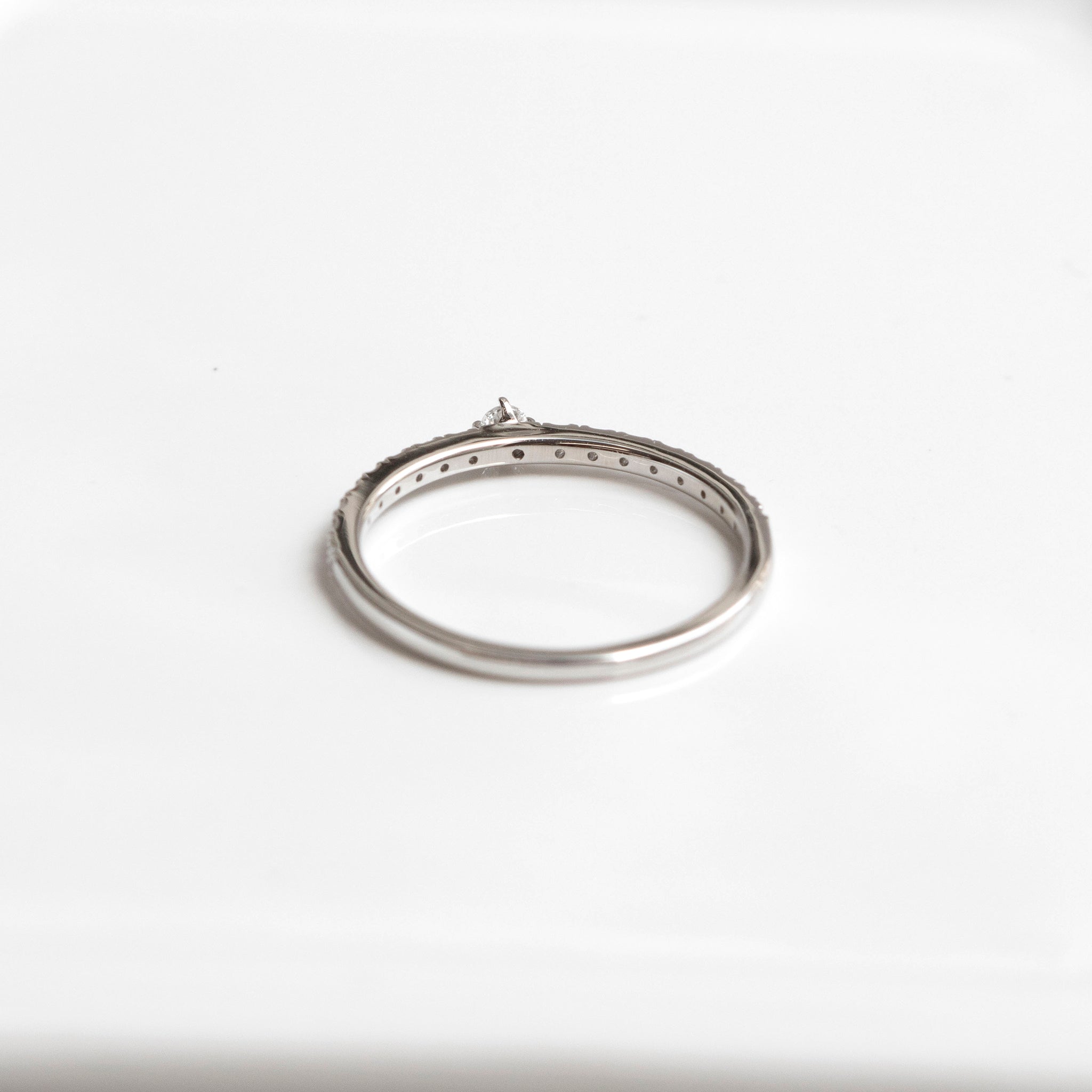 ダイヤモンド プラチナリング(4月誕生石)《25N01809》