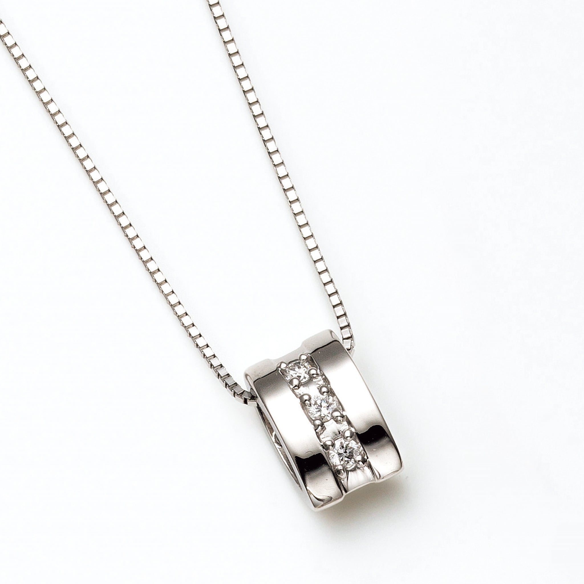 プラチナダイヤネックレス 0.13ct 天然ダイヤモンド プラチナネックレス レディース 一粒