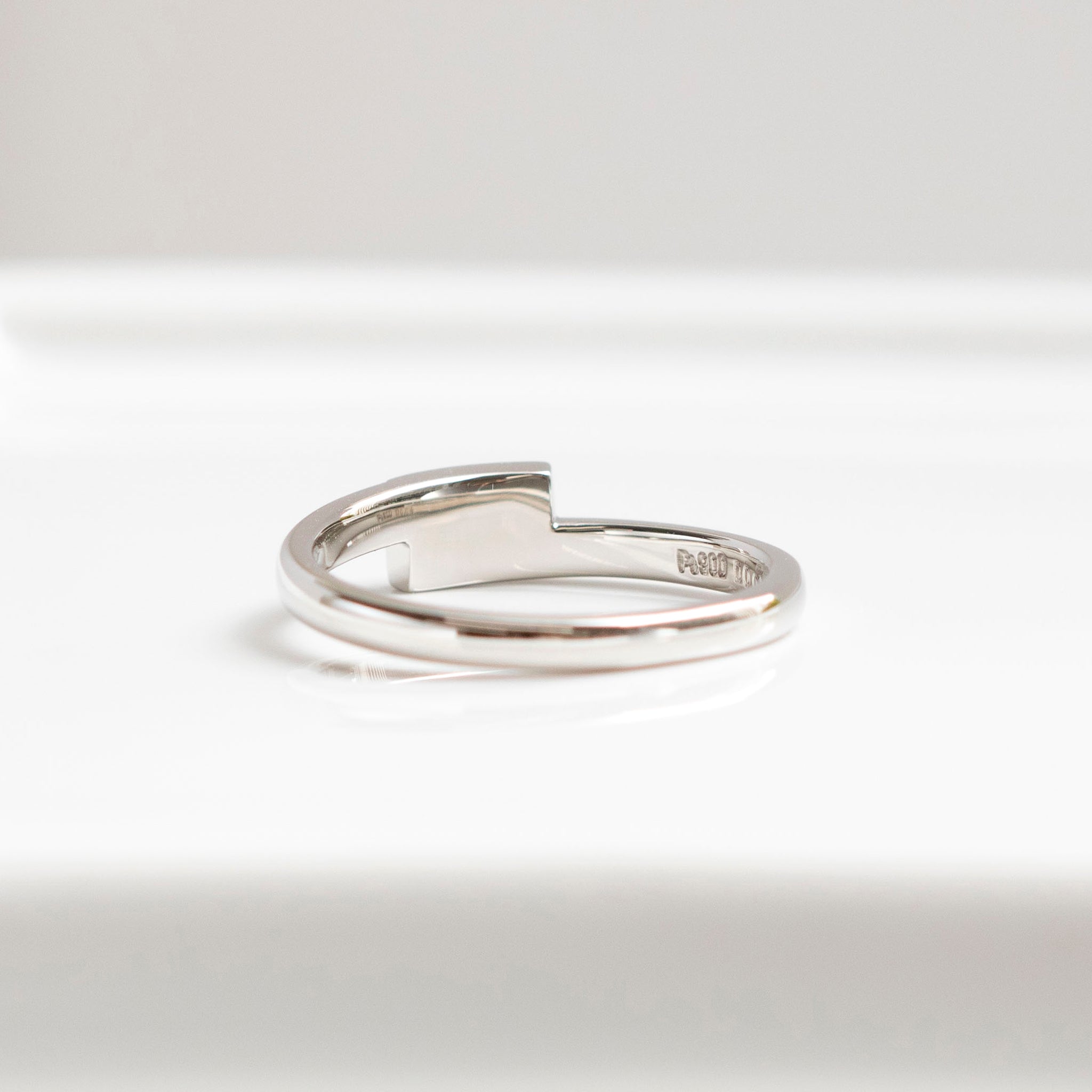 ダイヤモンド プラチナリング(4月誕生石)《25N01902》