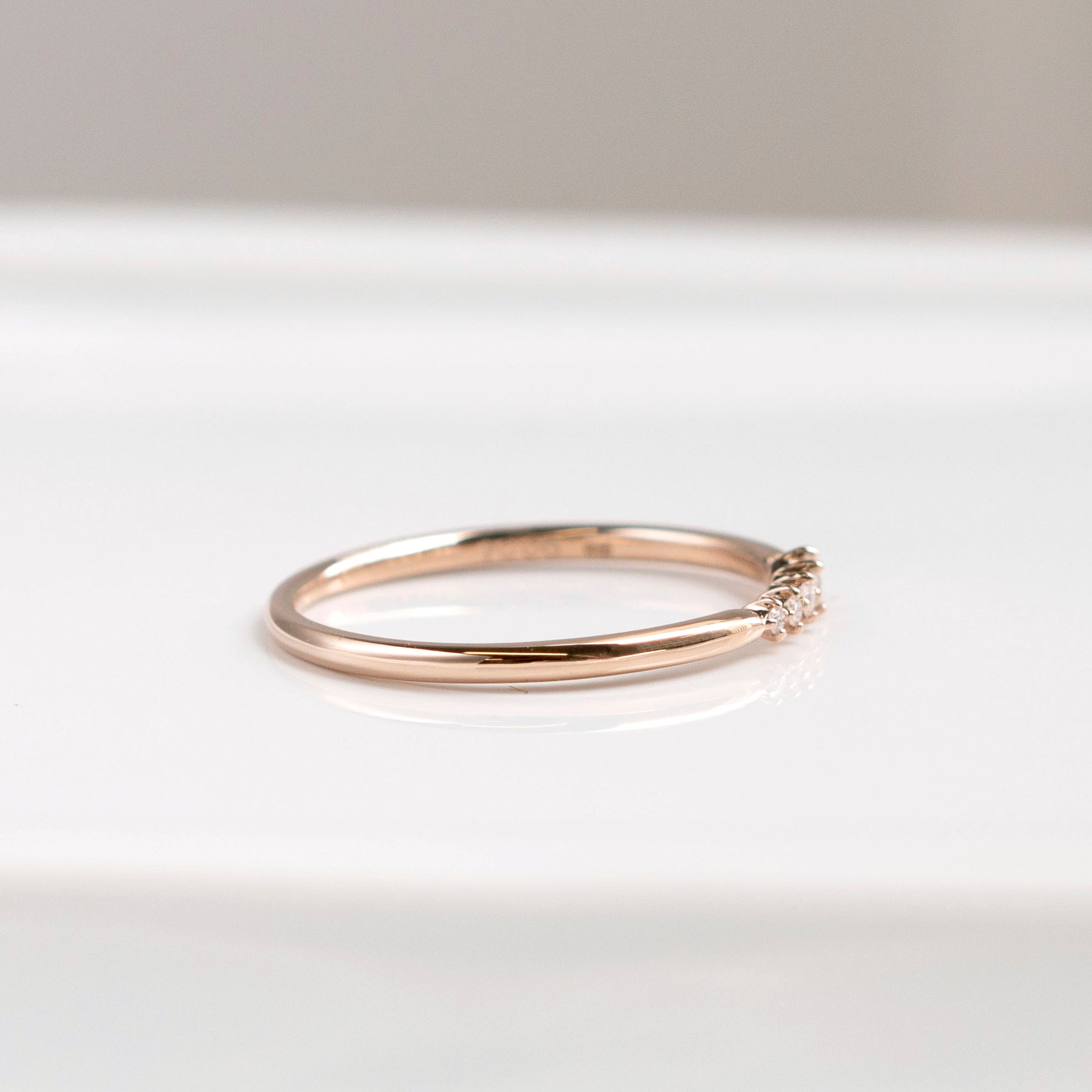 ダイヤモンド K18リング(4月誕生石《25N02010》