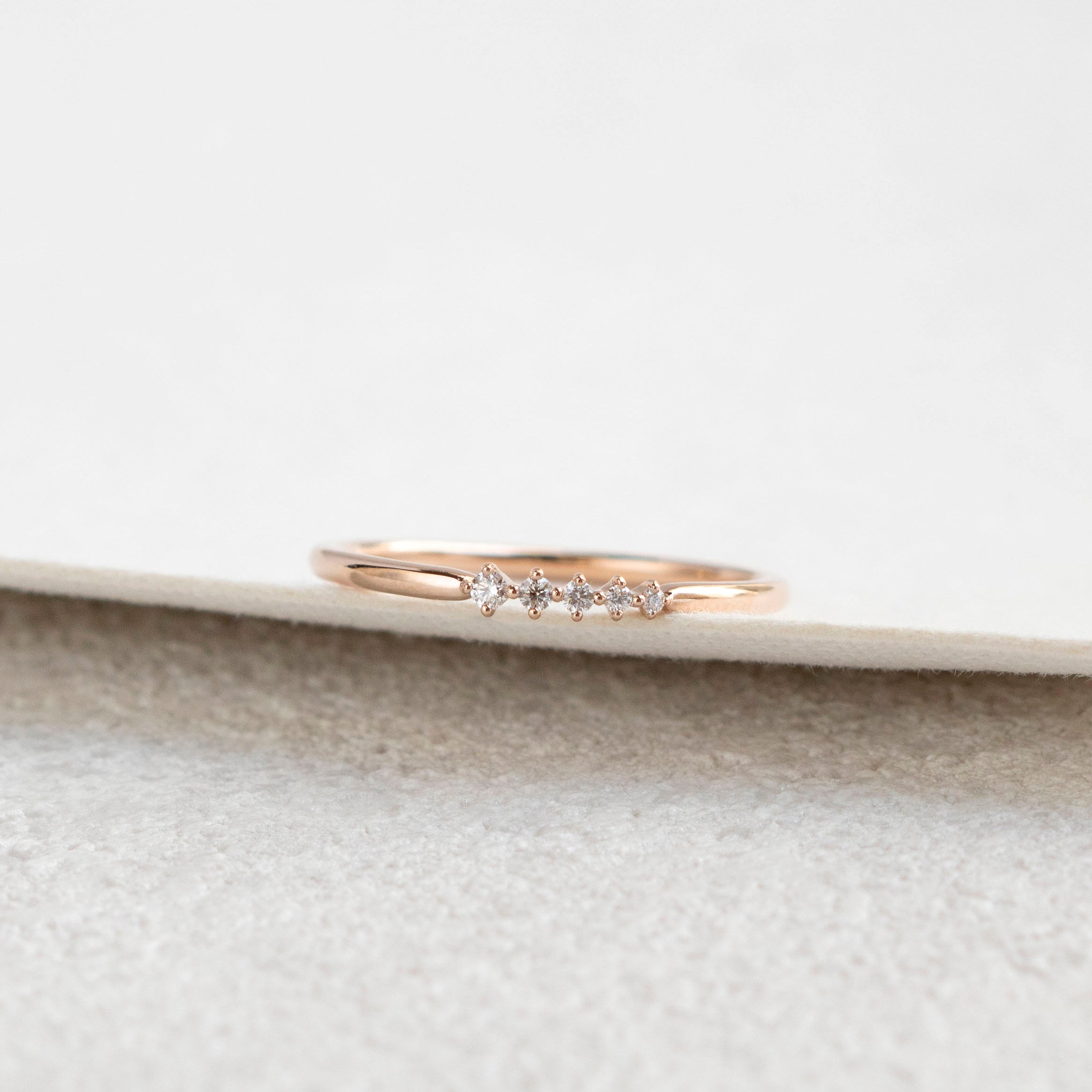 ダイヤモンド K18リング(4月誕生石《25N02010》