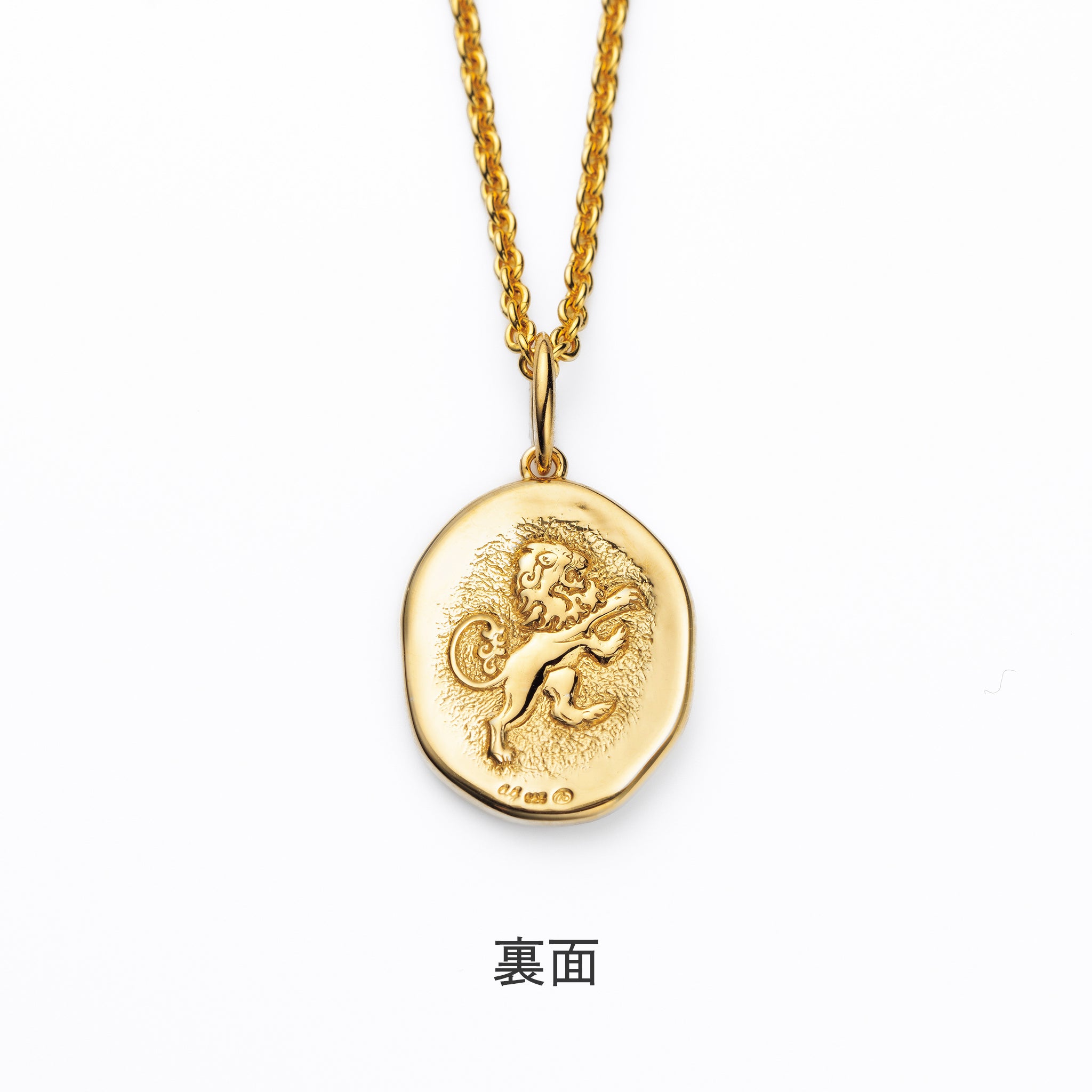 シルバーネックレス(コインモチーフ/ロング/70cm)《25N02104》