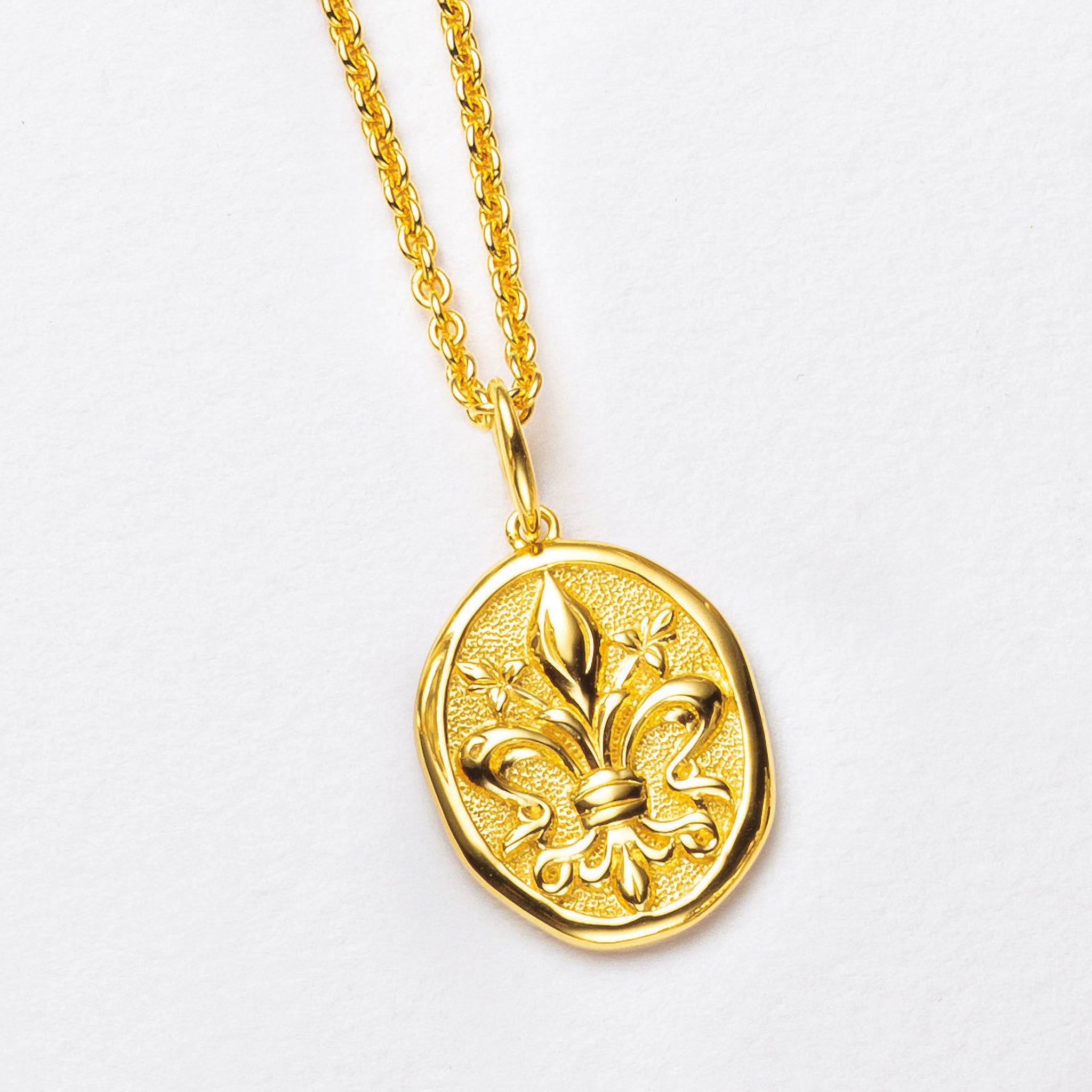 シルバーネックレス(コインモチーフ/ロング/70cm)《25N02104》