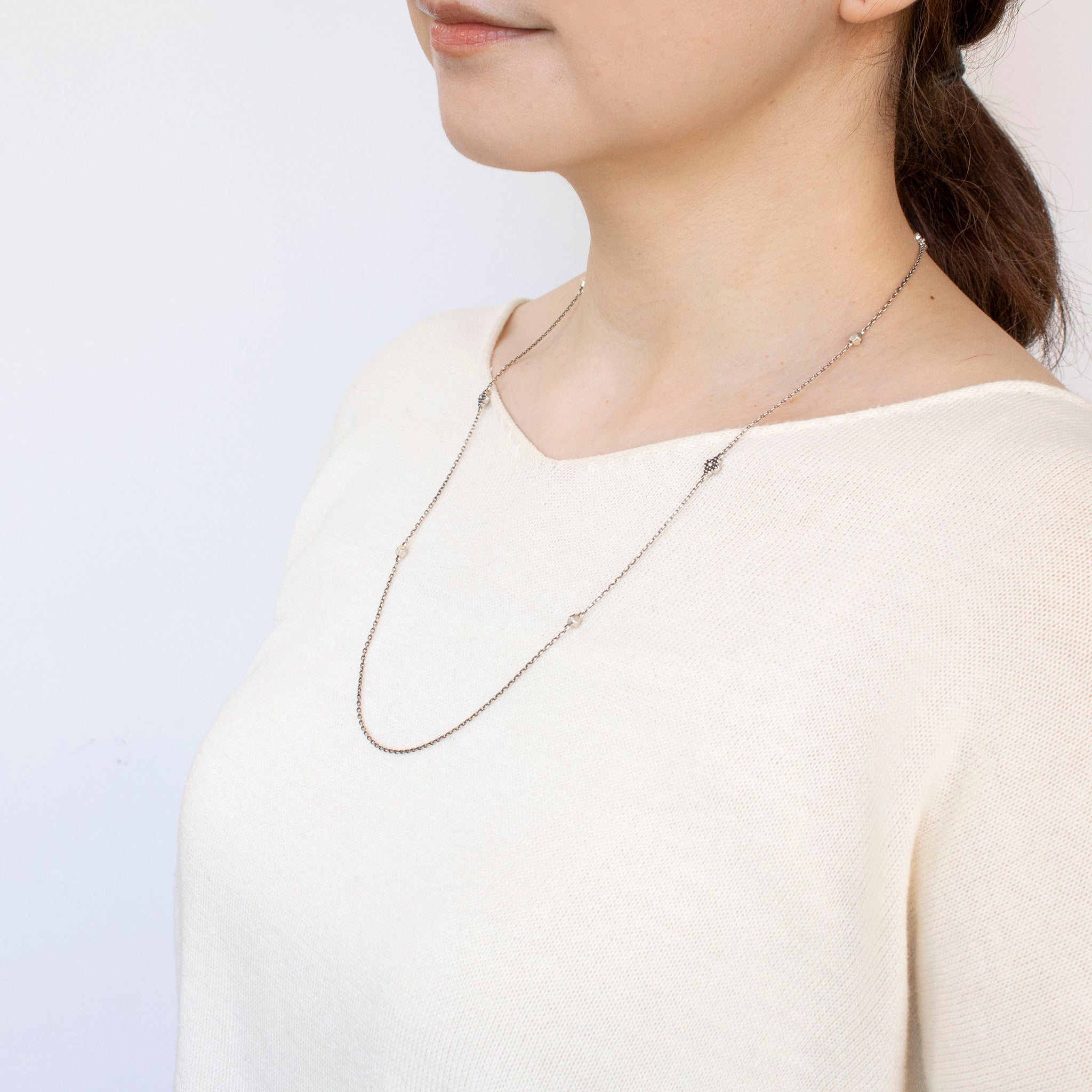 マルカジット シルバーネックレス(ロング/60cm)《25N02108》