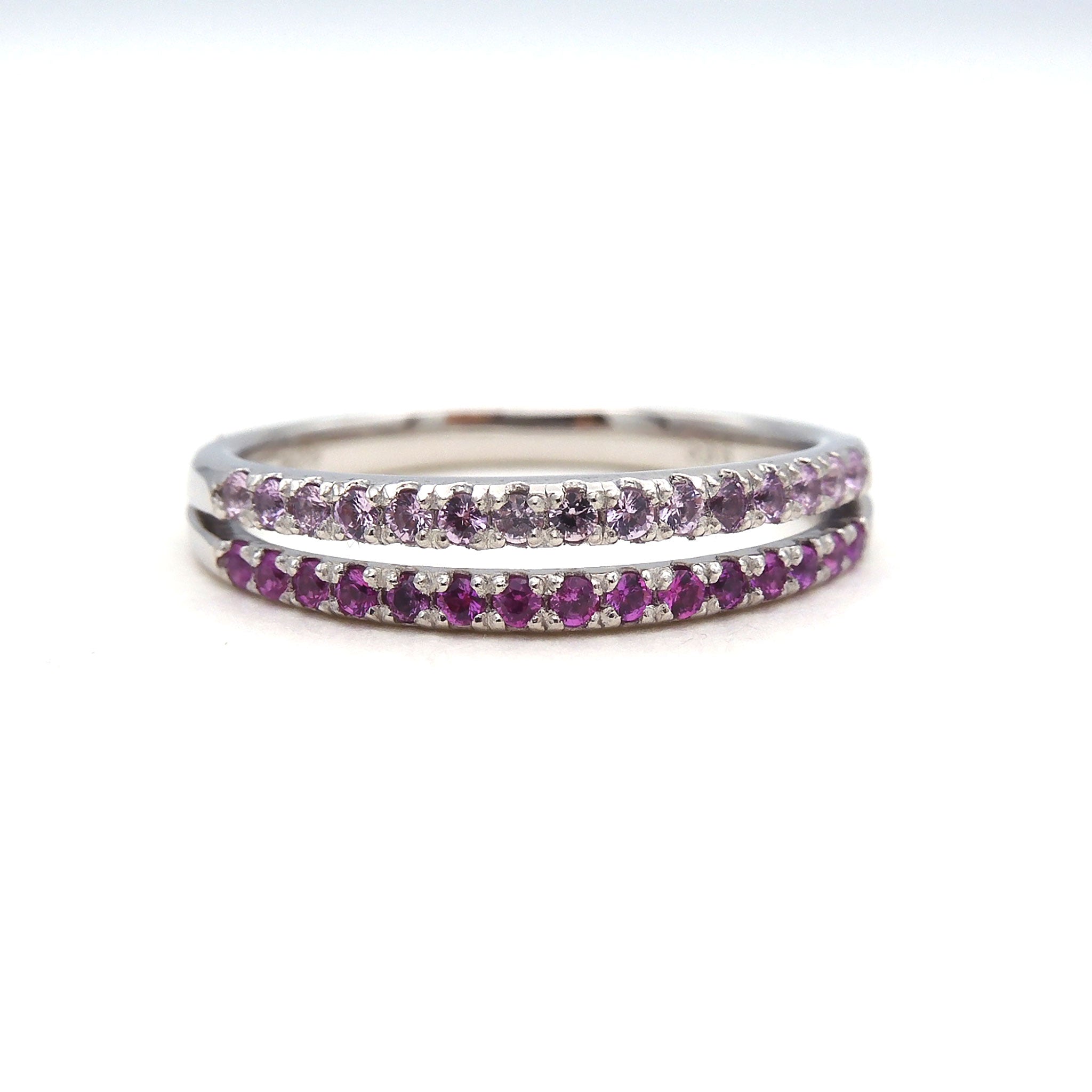 ピンクサファイア プラチナリング(9月誕生石)《25N02201》