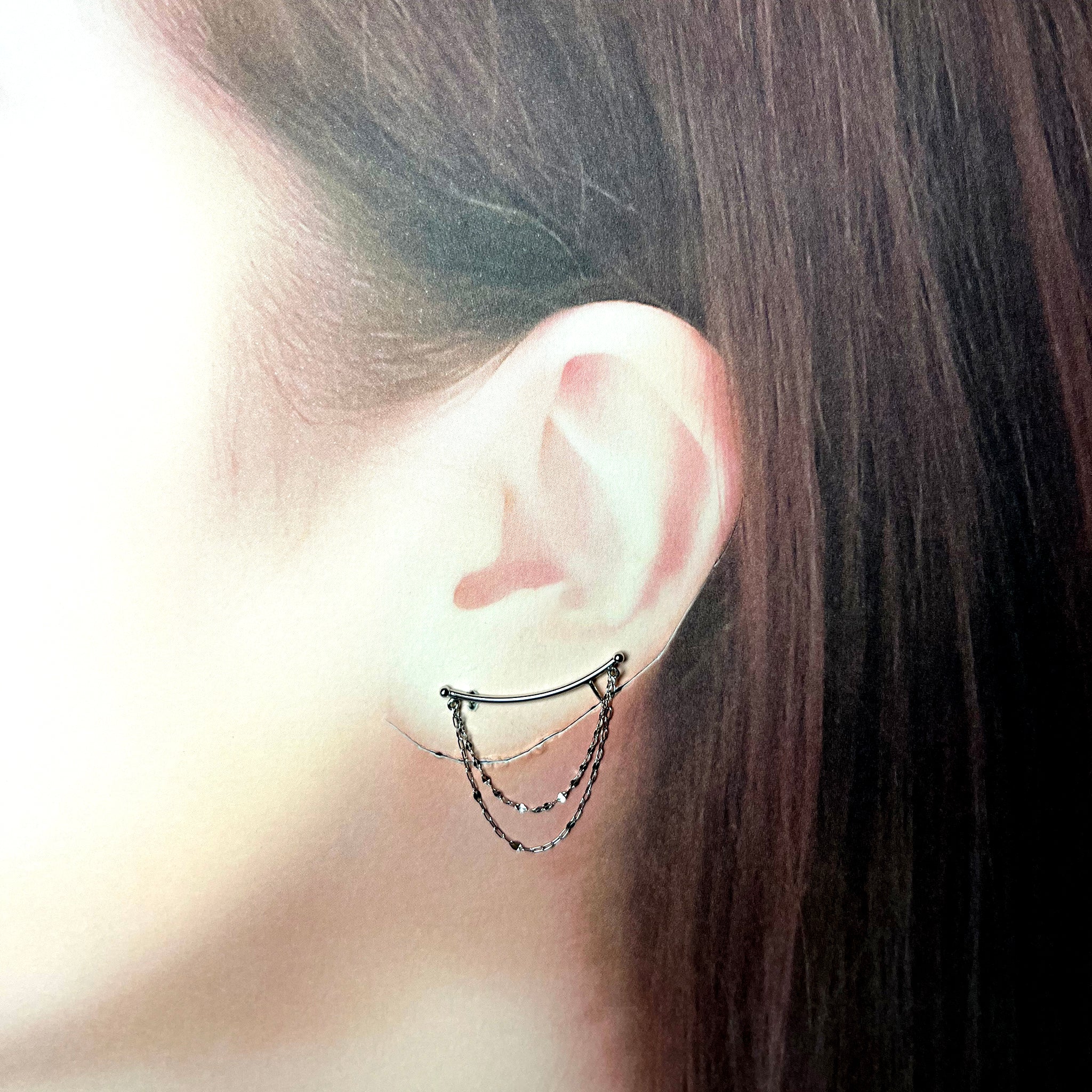 K10ピアス(片側/左耳用)《25N02502》