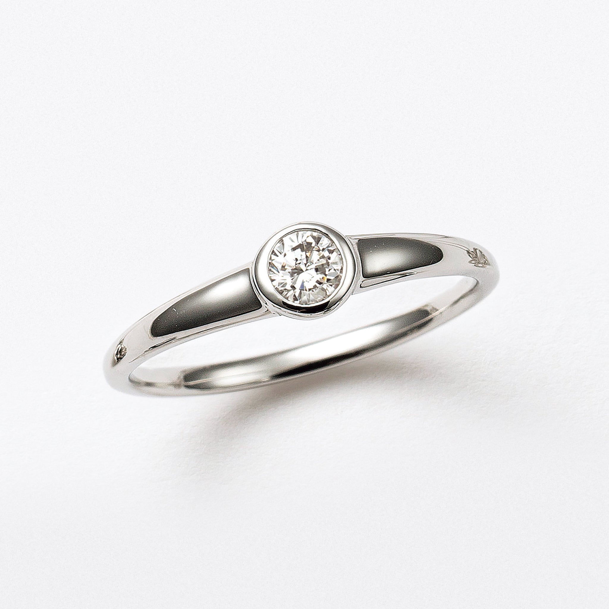 ダイヤモンド プラチナリング(4月誕生石)《25N02608》