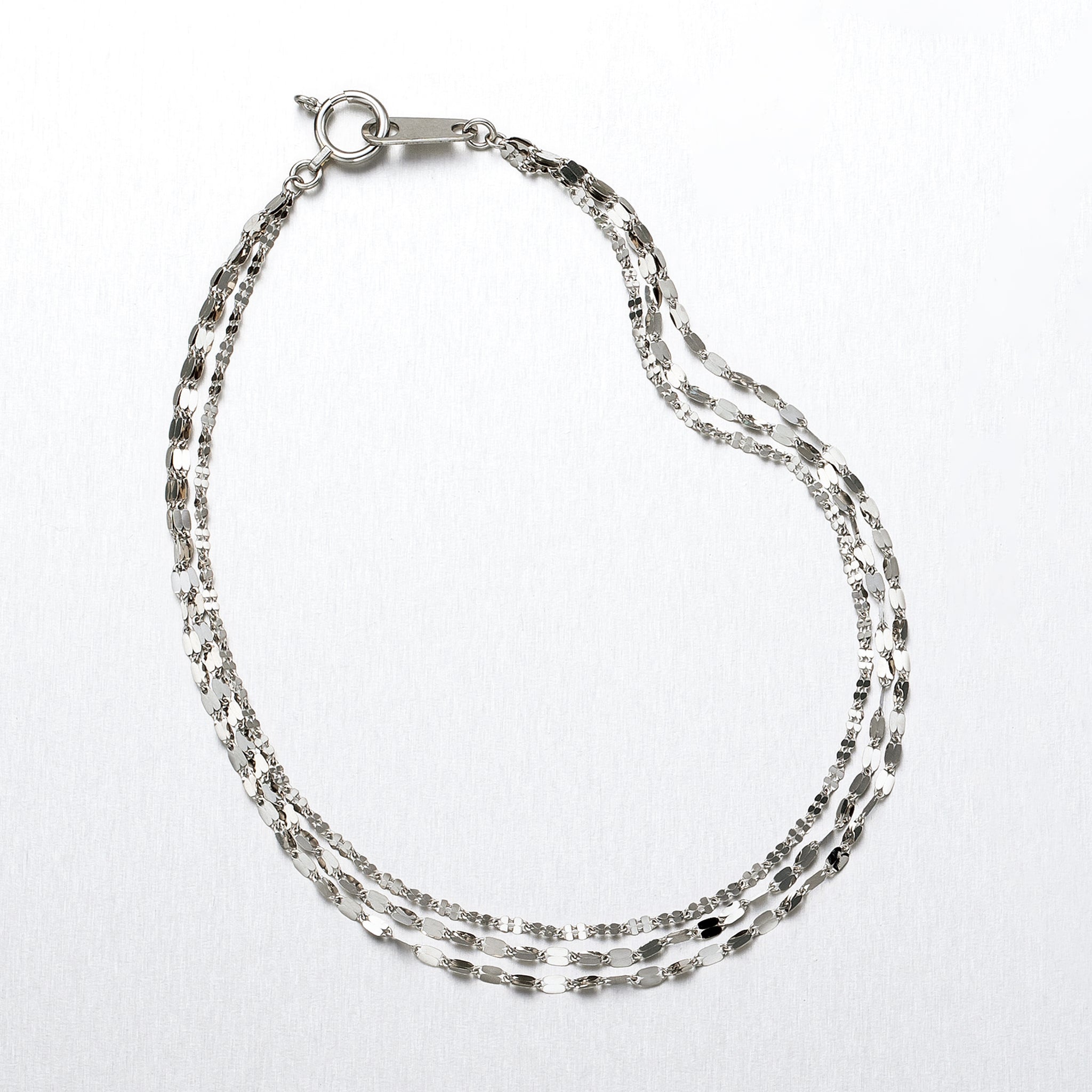 プラチナブレスレット(3連)《25N02708》