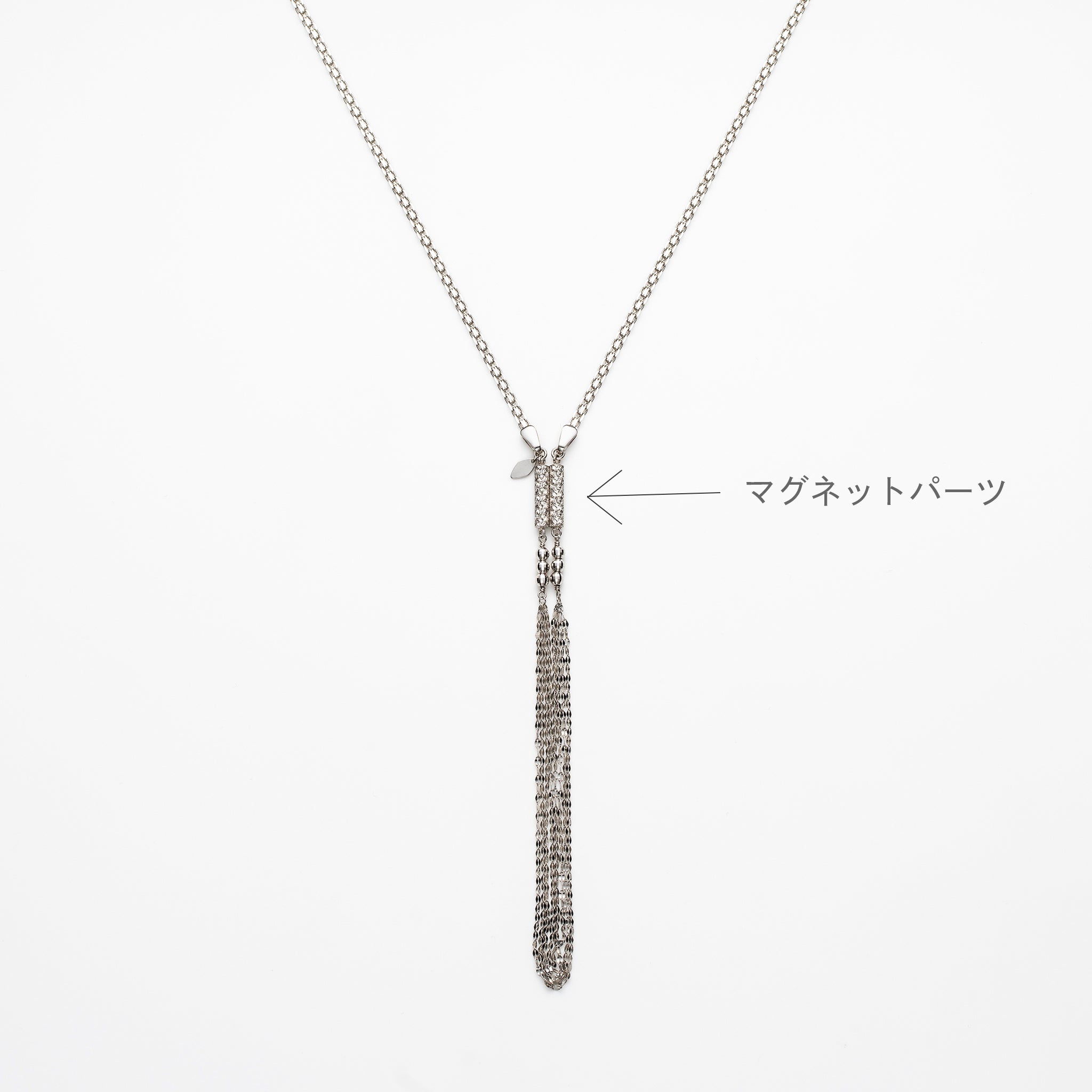 プラチナネックレス(2way/ロング/80cm)《25N02709》