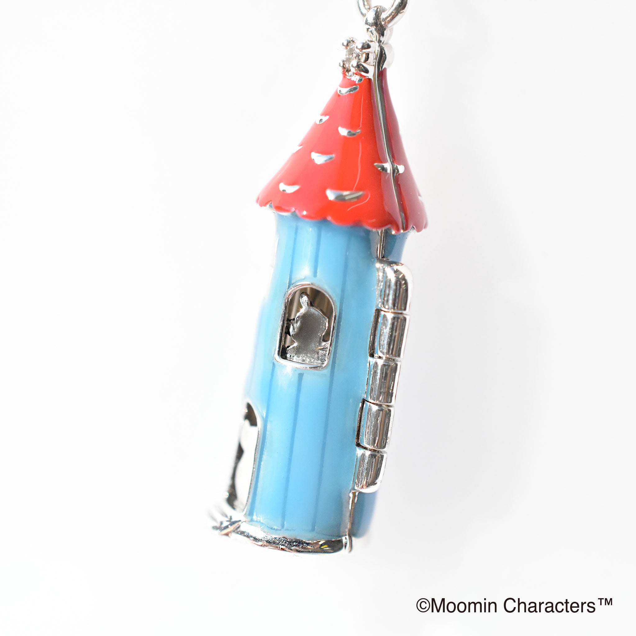 エナメル/ホワイトトパーズ シルバーネックレス(MOOMIN/ムーミン)《25N02801》