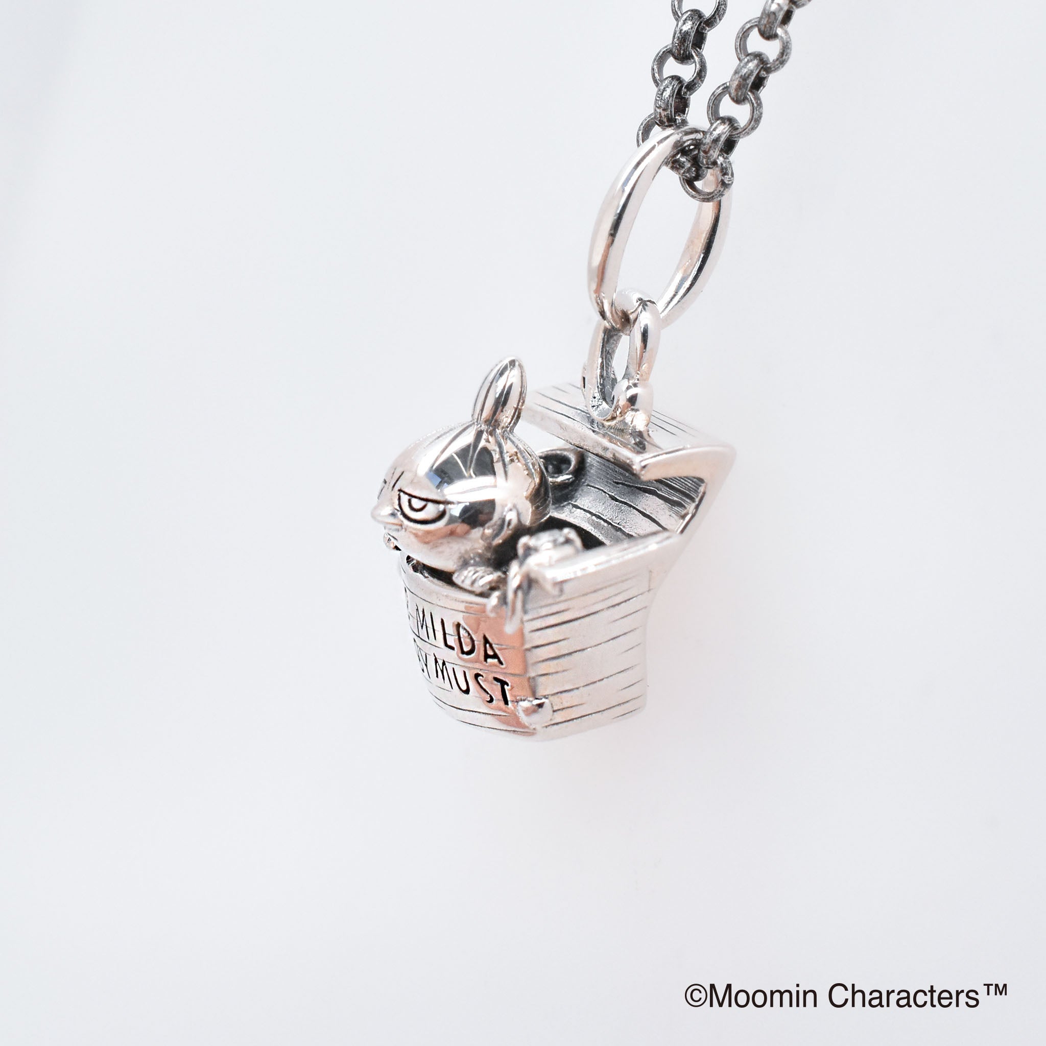 ホワイトトパーズ シルバーネックレス(MOOMIN(ムーミン)/リトルミイ)《25N02802》