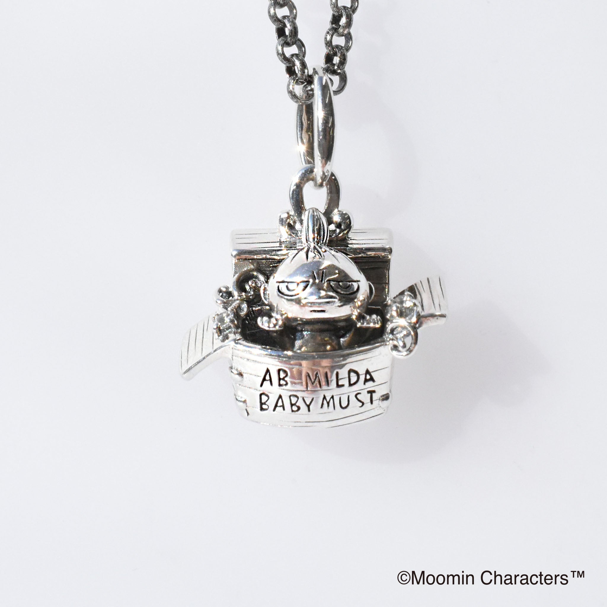 ホワイトトパーズ シルバーネックレス(MOOMIN(ムーミン)/リトルミイ)《25N02802》