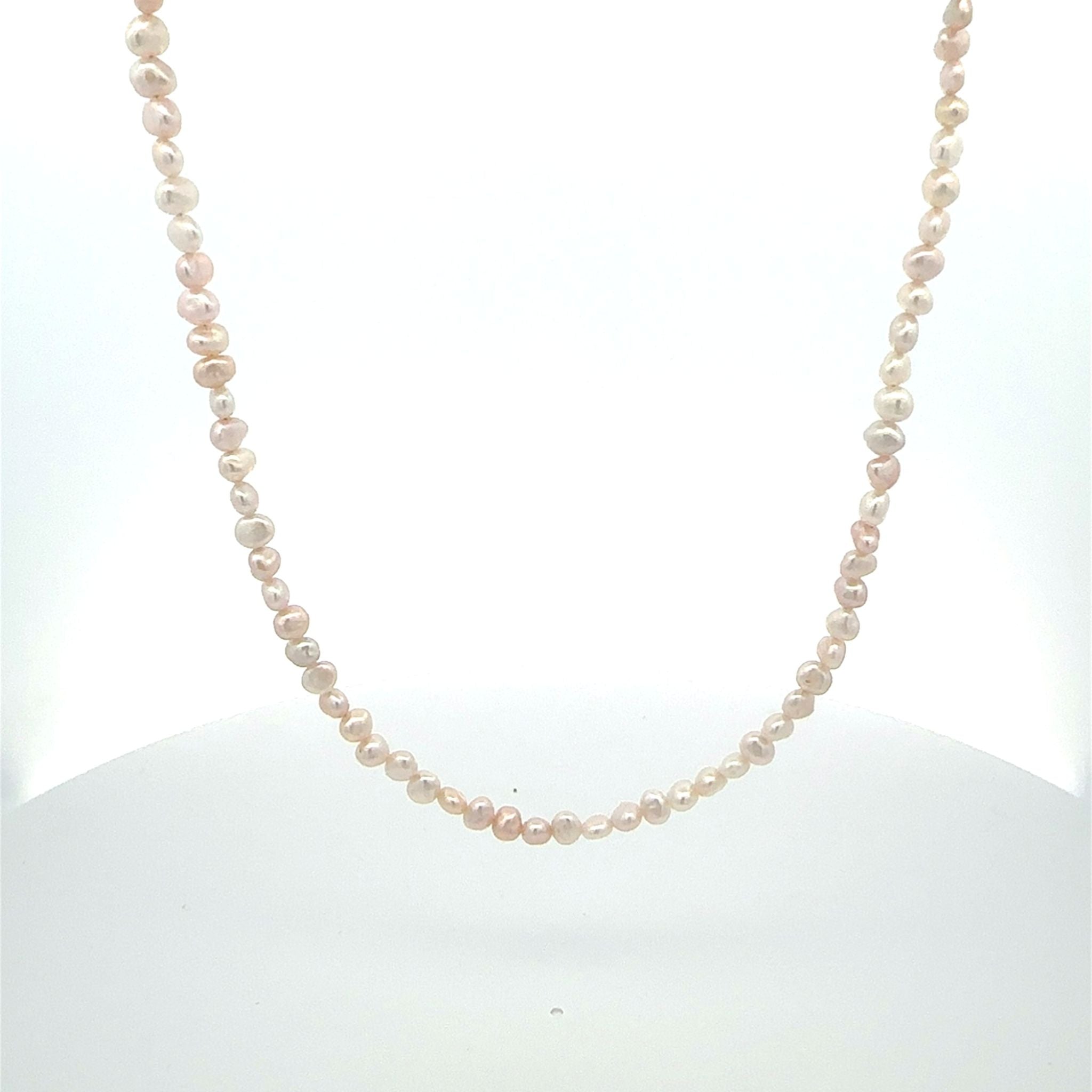 パール メガネチェーン兼ネックレス(淡水真珠/3〜4mm/ロング/80cm/6月誕生石)《25N03007》