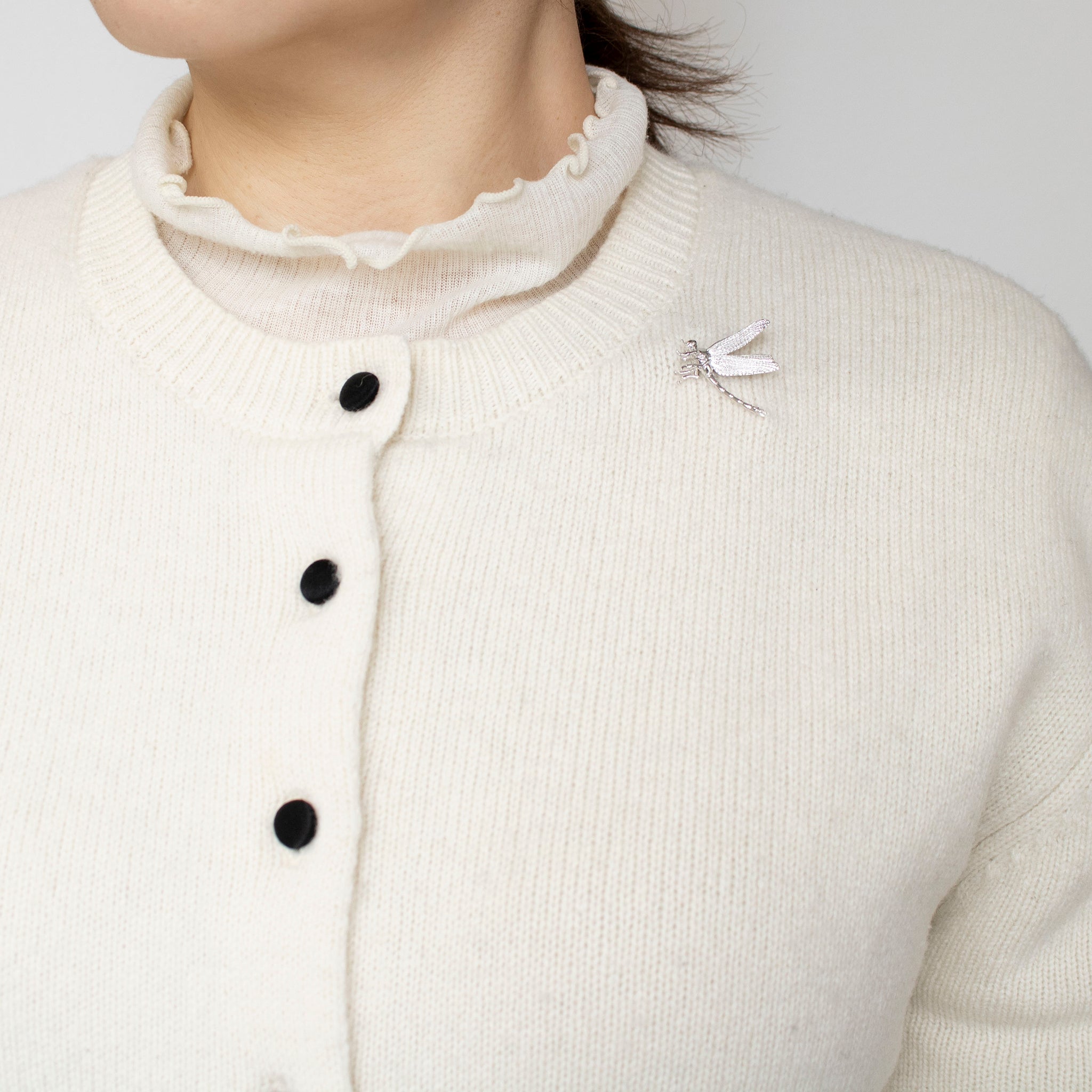 シルバーブローチ(トンボモチーフ)《25N03103》