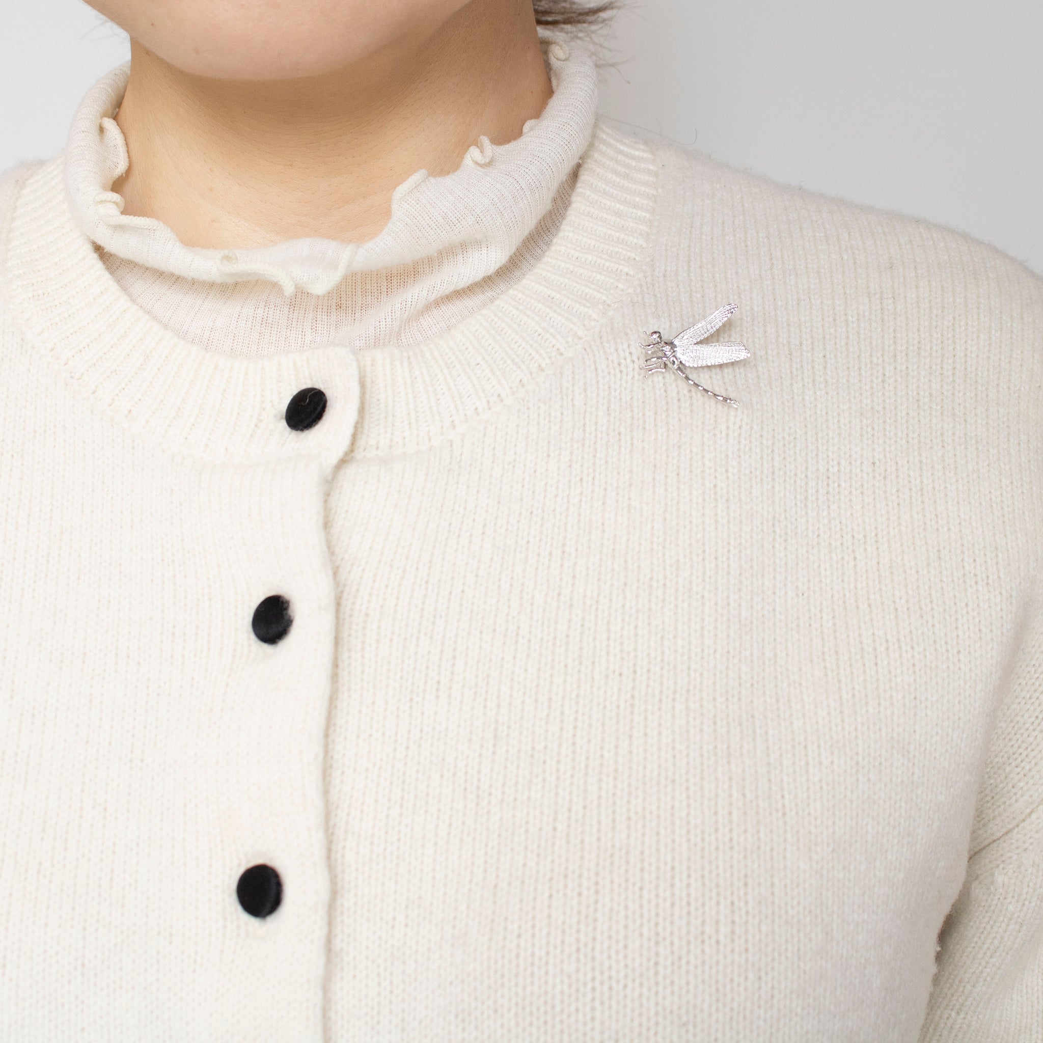 シルバーブローチ(トンボモチーフ)《25N03103》