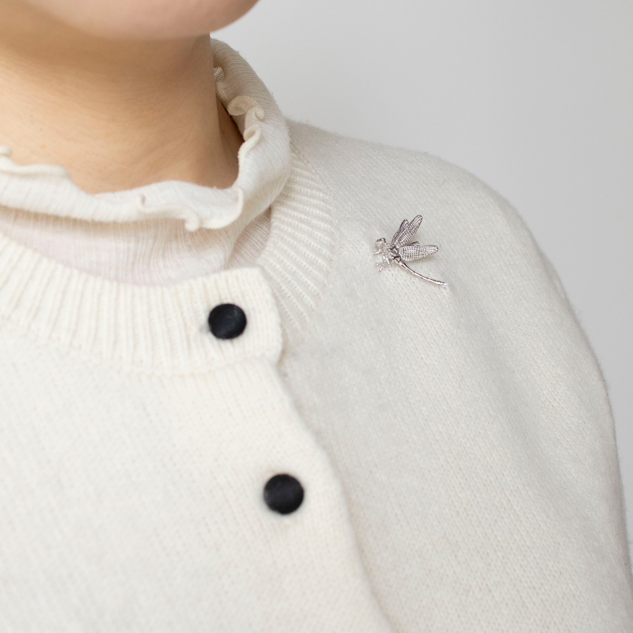 シルバーブローチ(トンボモチーフ)《25N03103》