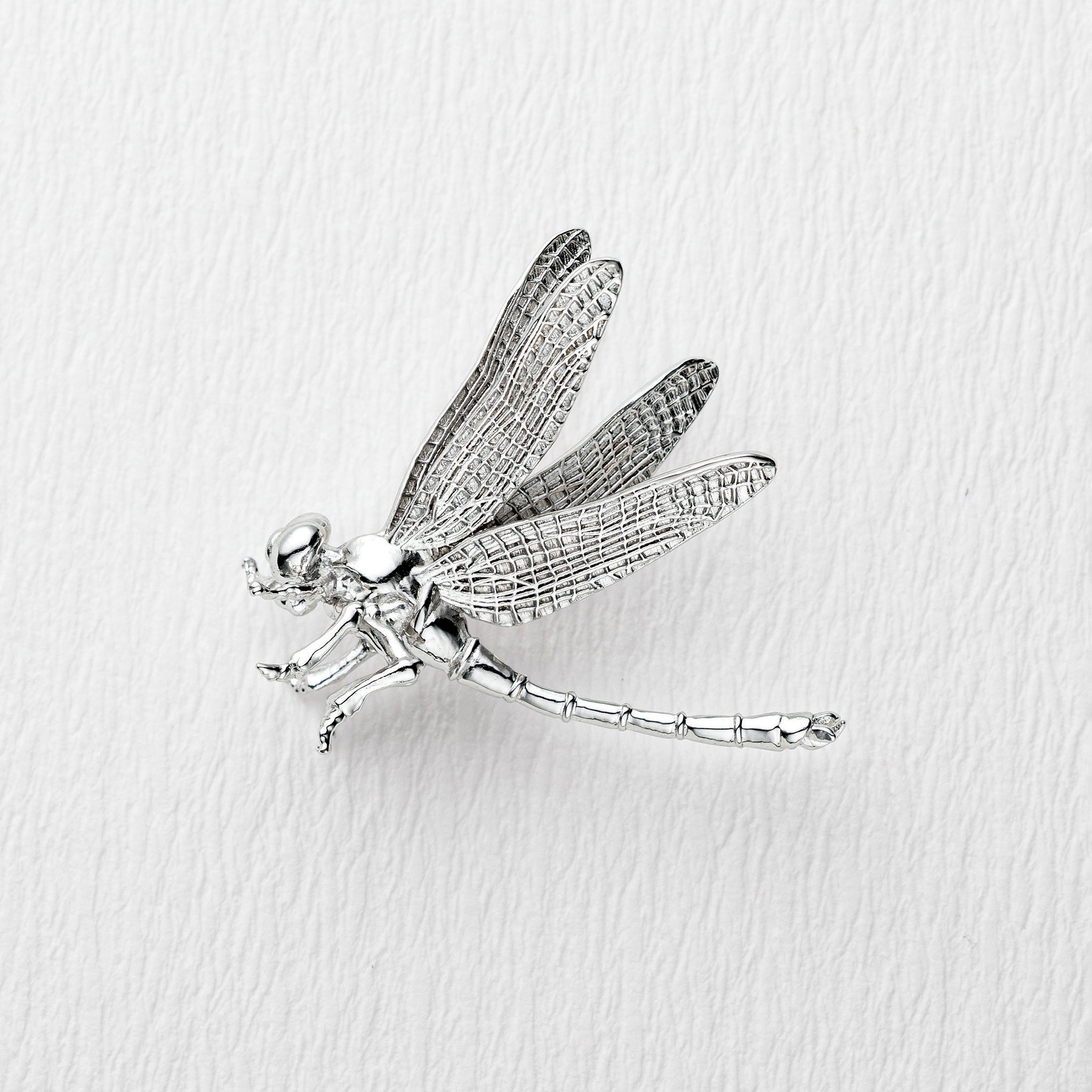 シルバーブローチ(トンボモチーフ)《25N03103》