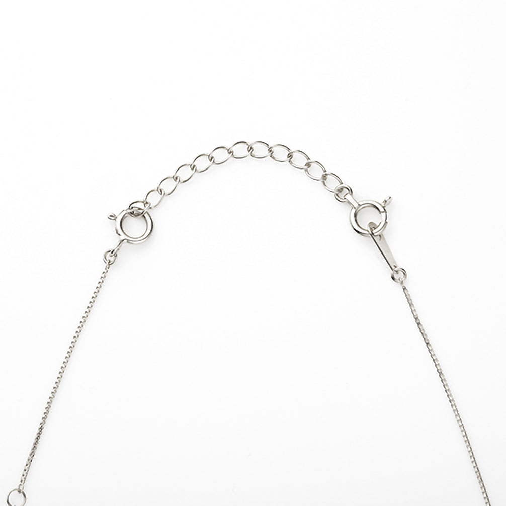 プラチナアジャスターチェーン(3.3cm/「楽わ」付き)《25N03106》