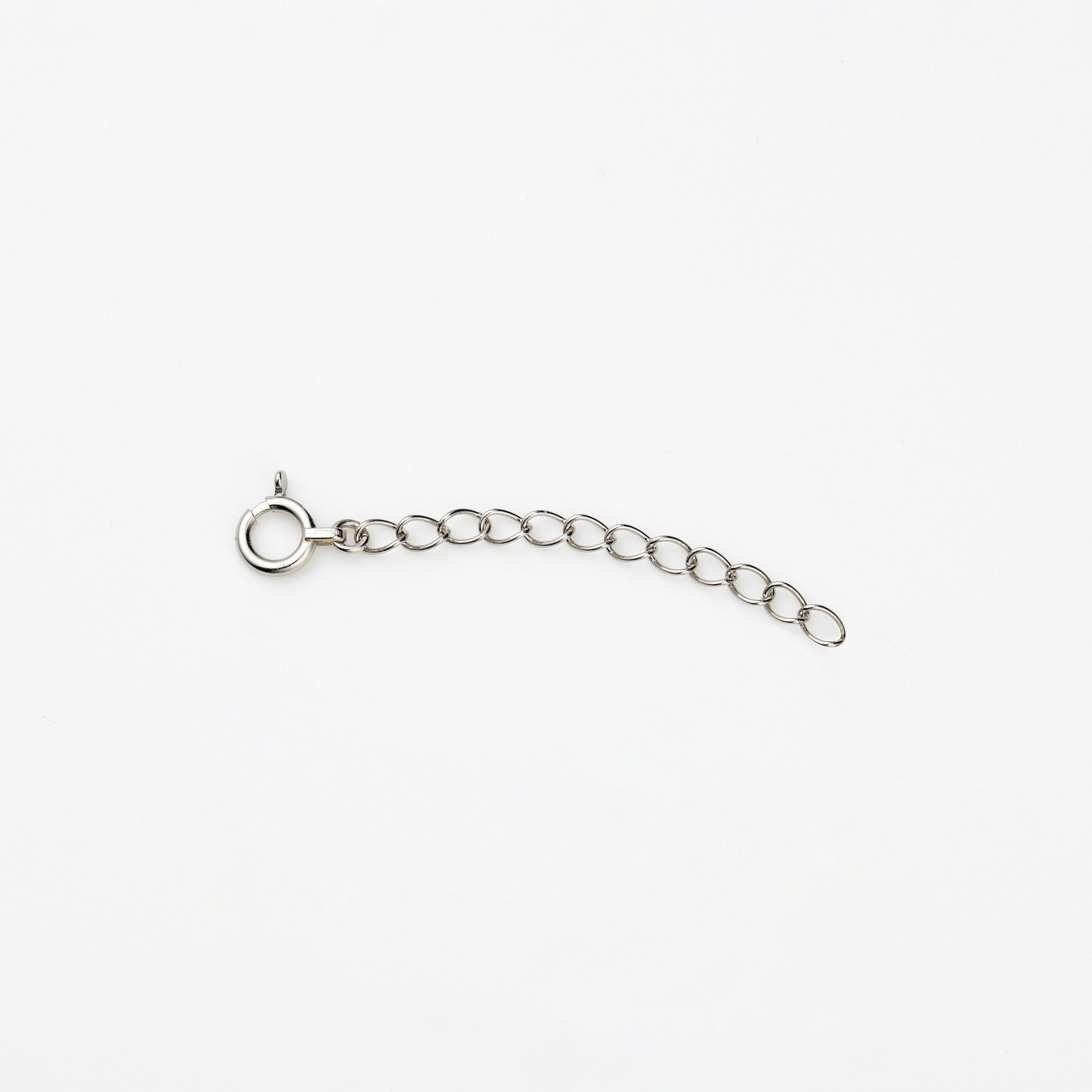 プラチナアジャスターチェーン(3.3cm/「楽わ」付き)《25N03106》