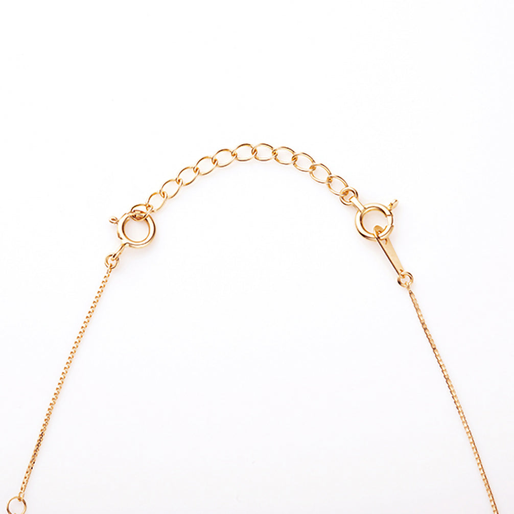 K18アジャスターチェーン(ピンクゴールド/3.3cm/「楽わ」付き)《25N03108》