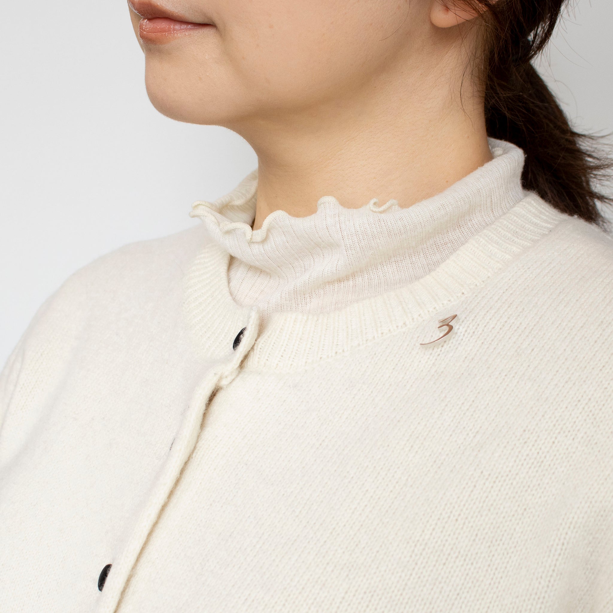 シルバーブローチ(3/数字モチーフ)《25N03606-3》