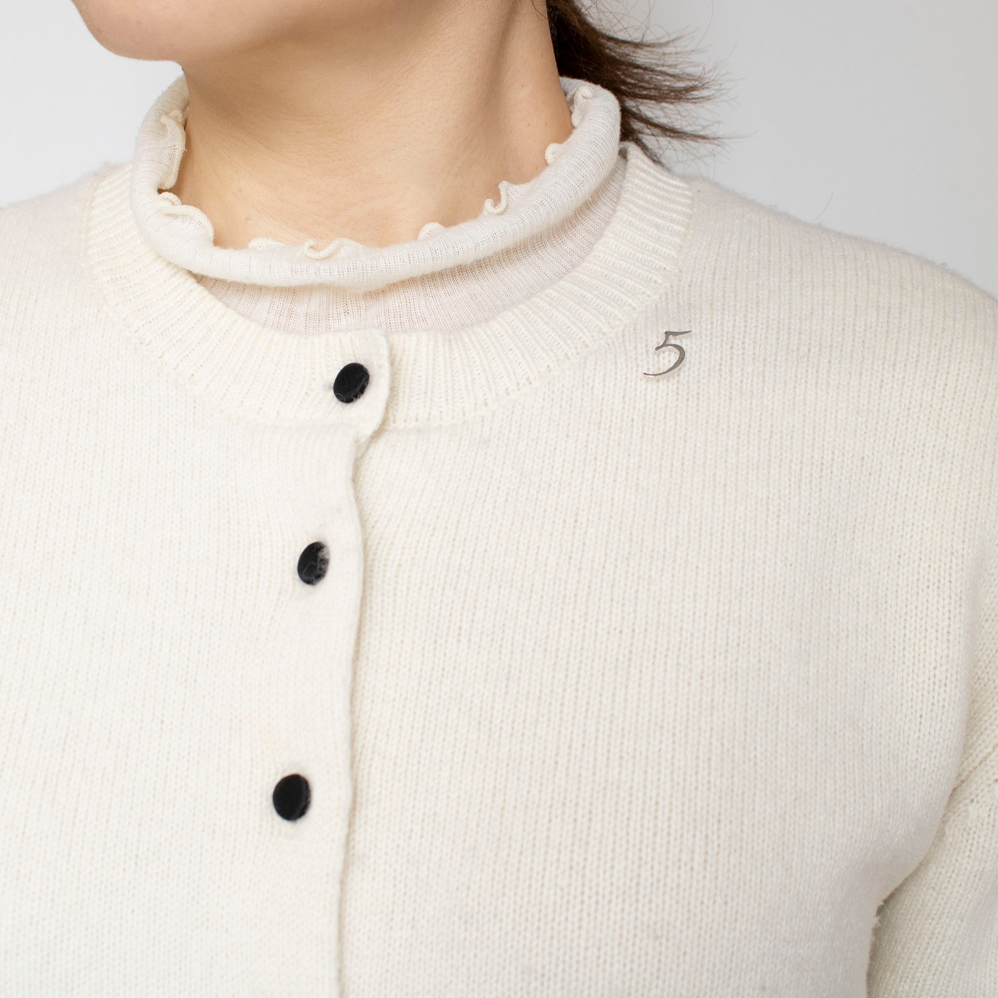 シルバーブローチ(5/数字モチーフ)《25N03606-5》