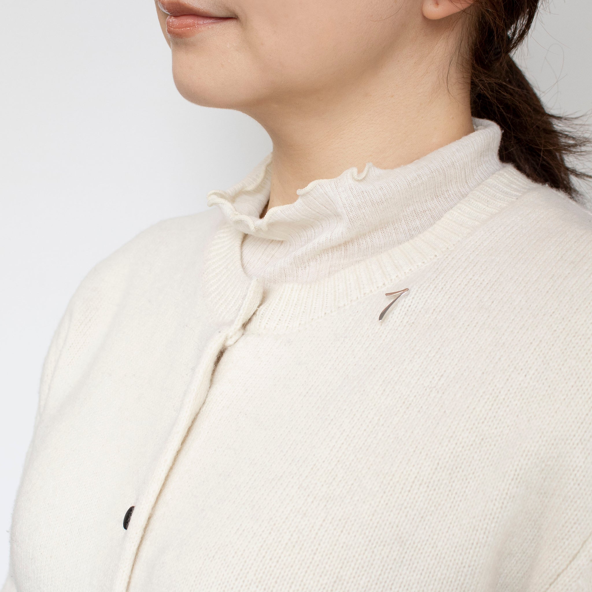 シルバーブローチ(7/数字モチーフ)《25N03606-7》