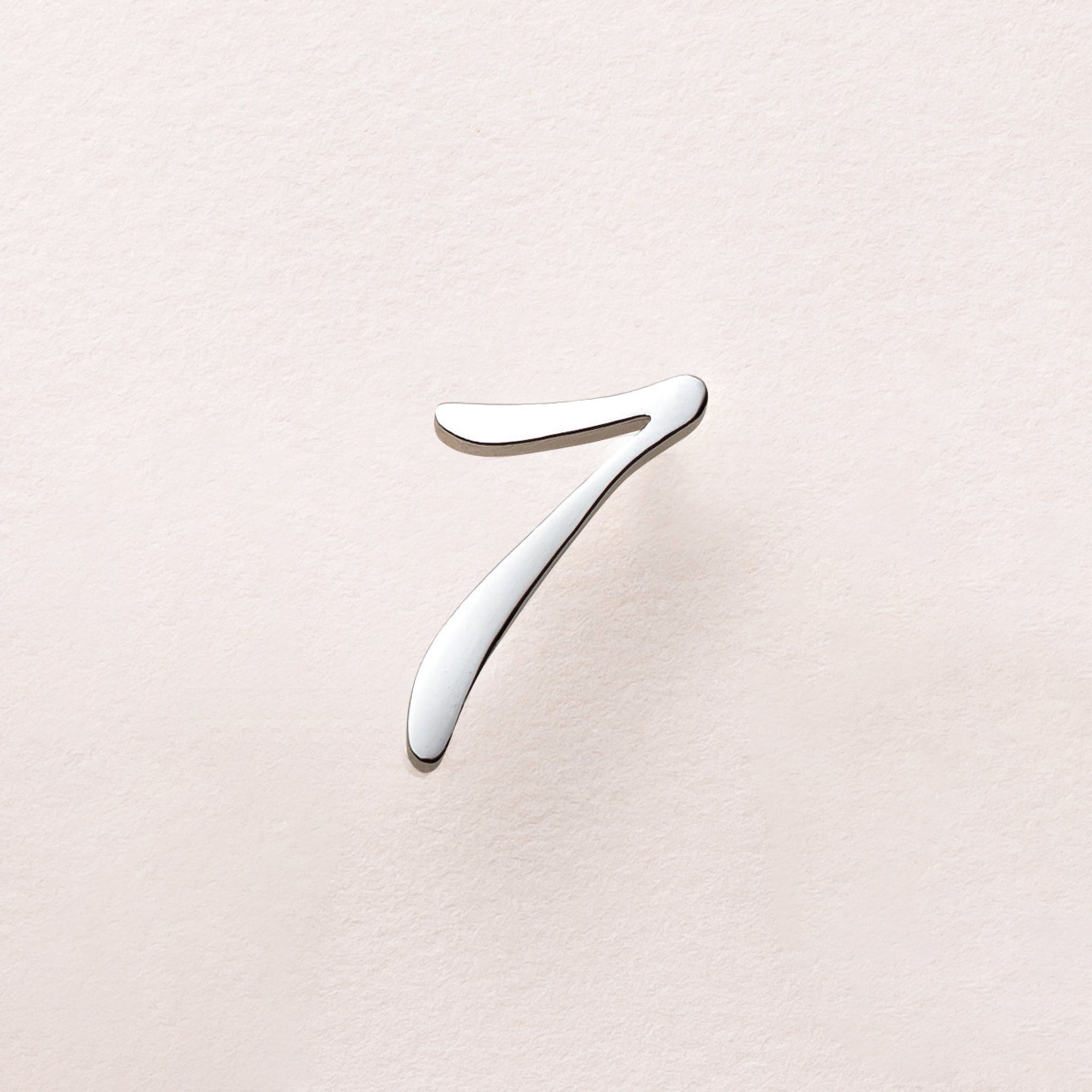 シルバーブローチ(7/数字モチーフ)《25N03606-7》