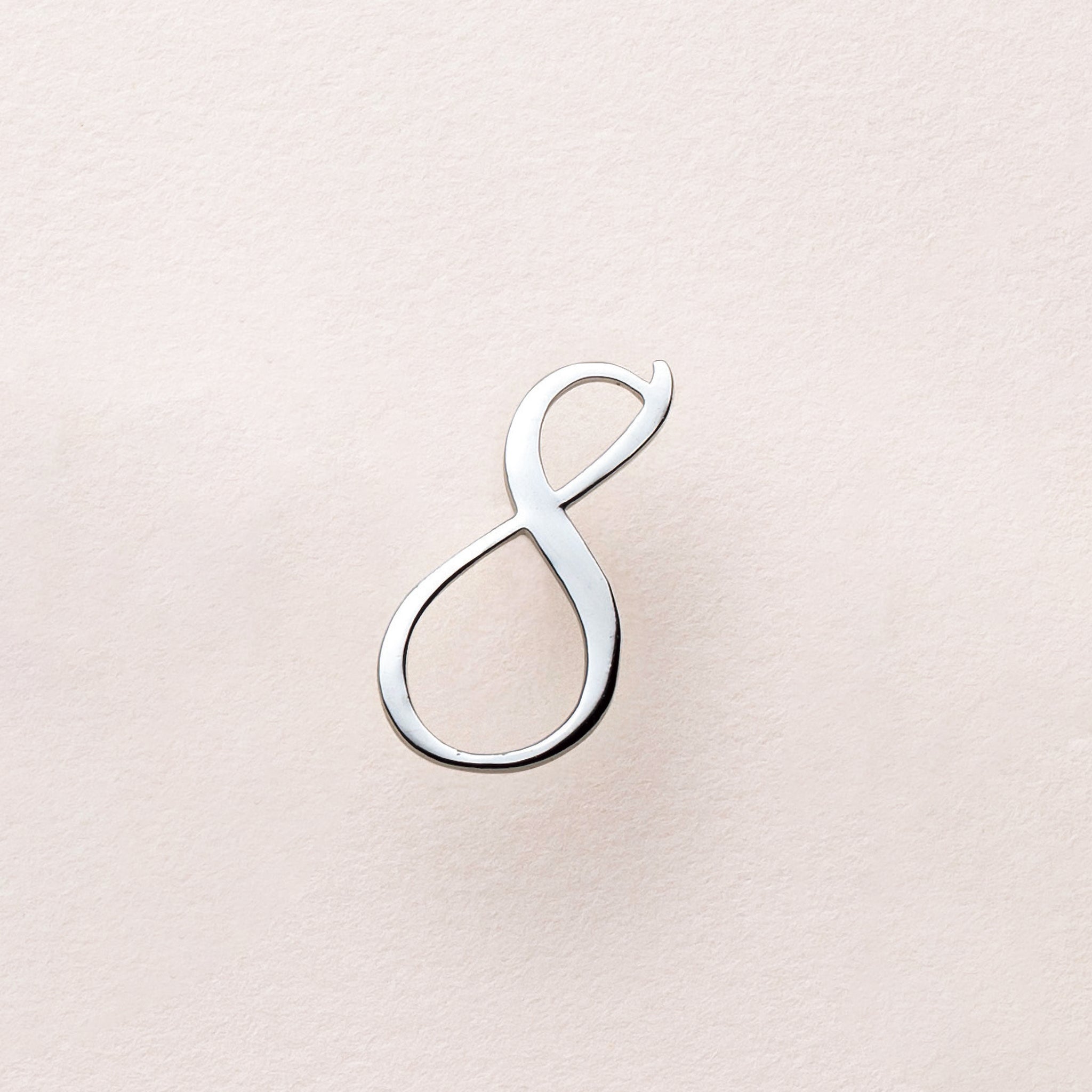 シルバーブローチ(8/数字モチーフ)《25N03606-8》