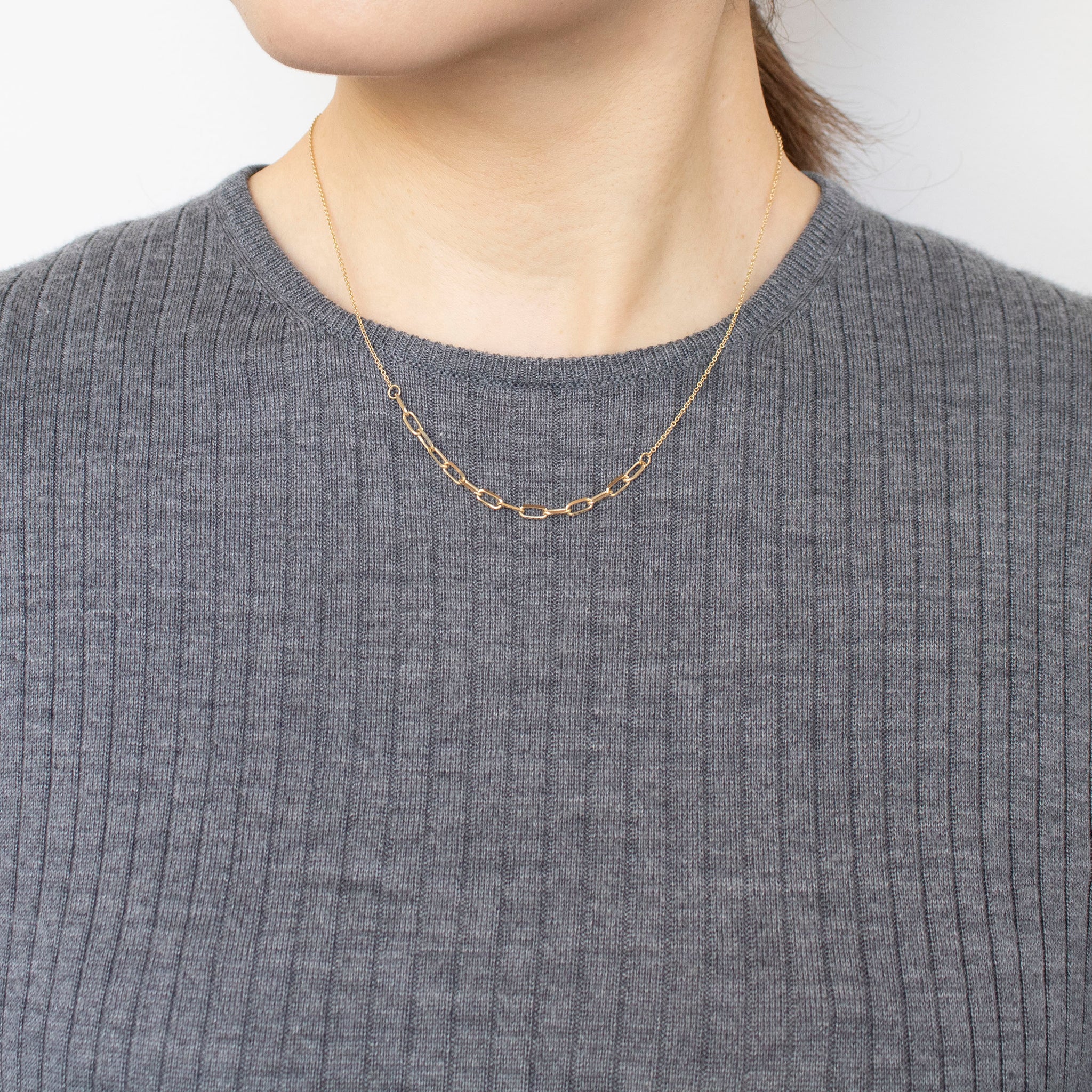 K18ネックレス(イタリア製)《25T10126》