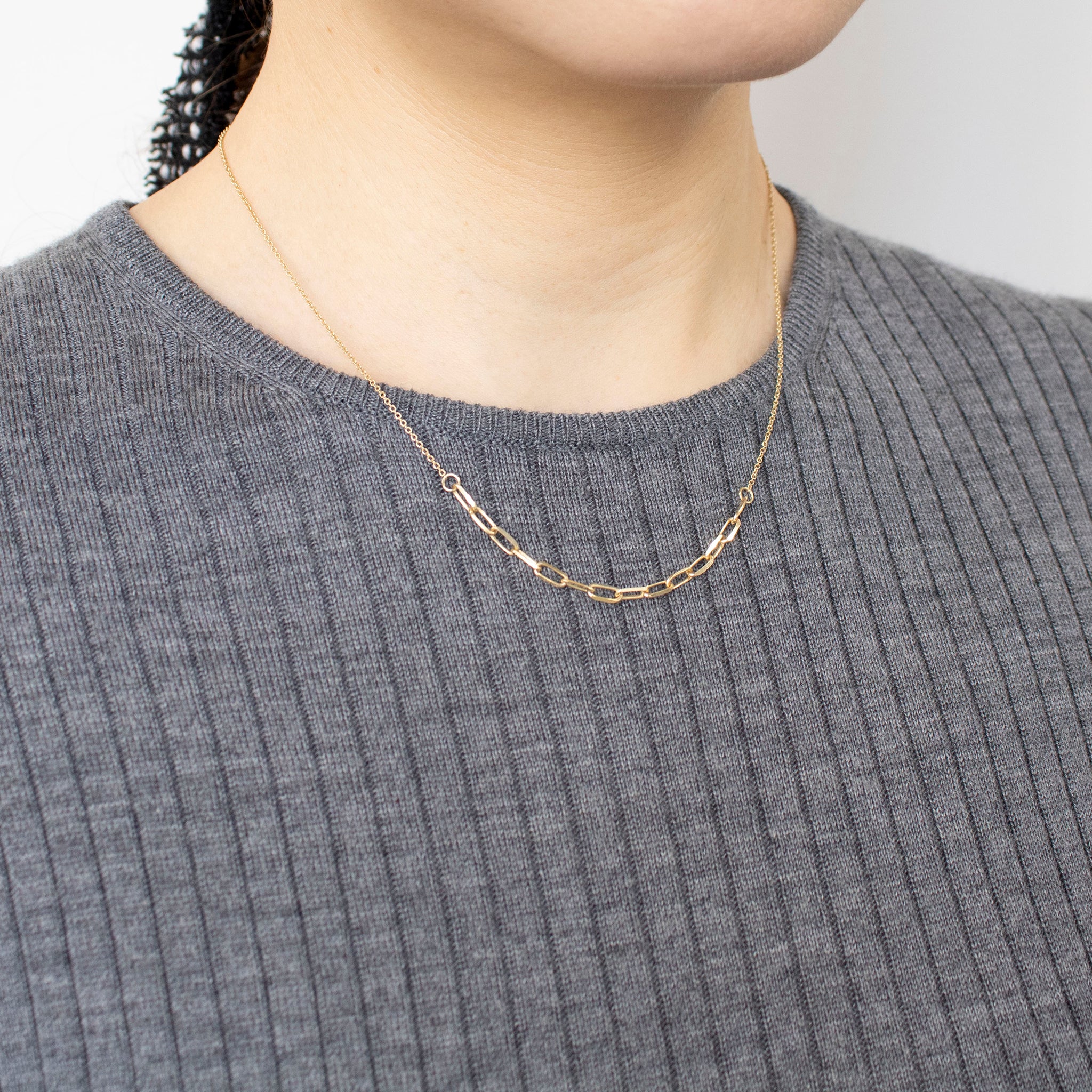 K18ネックレス(イタリア製)《25T10126》