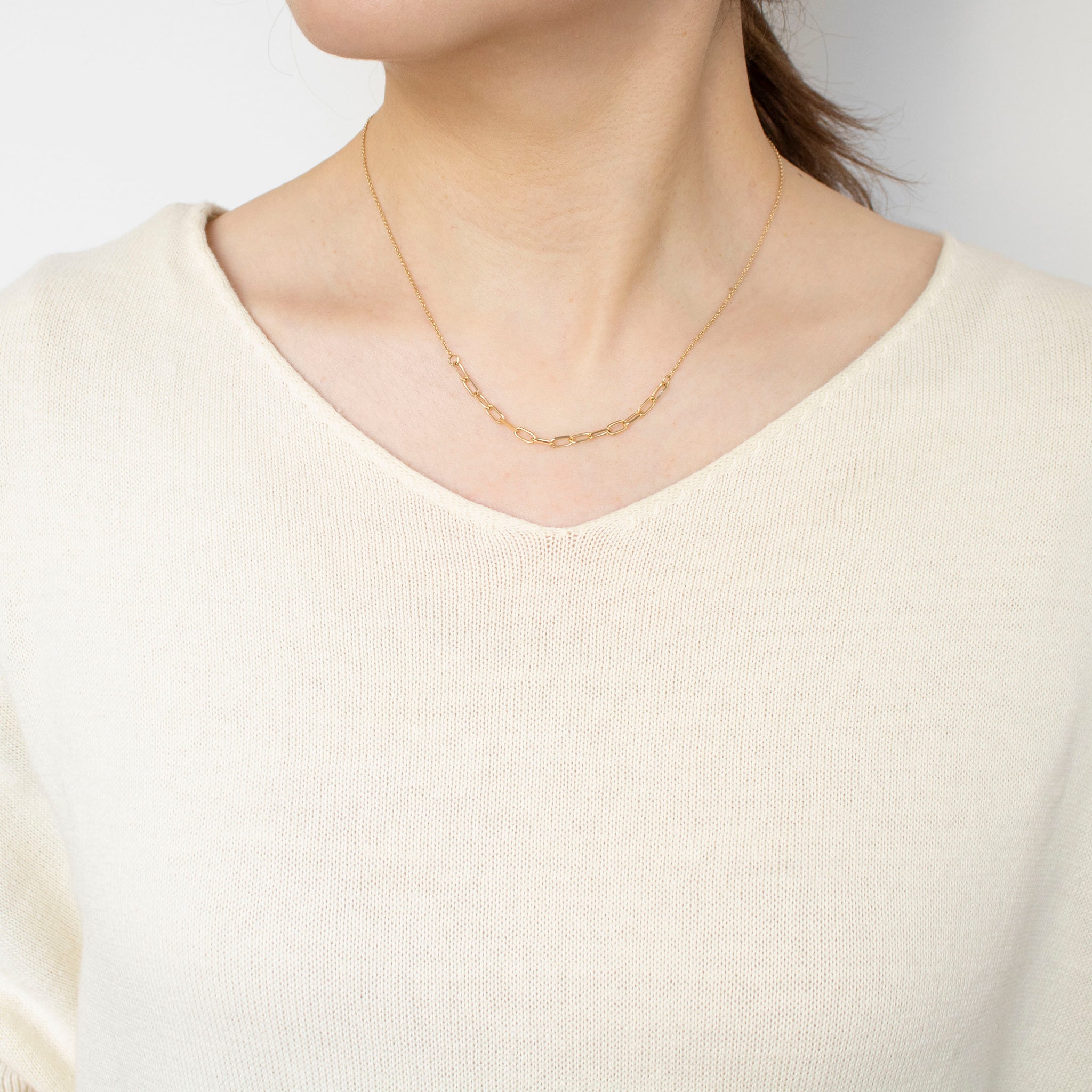 K18ネックレス(イタリア製)《25T10126》